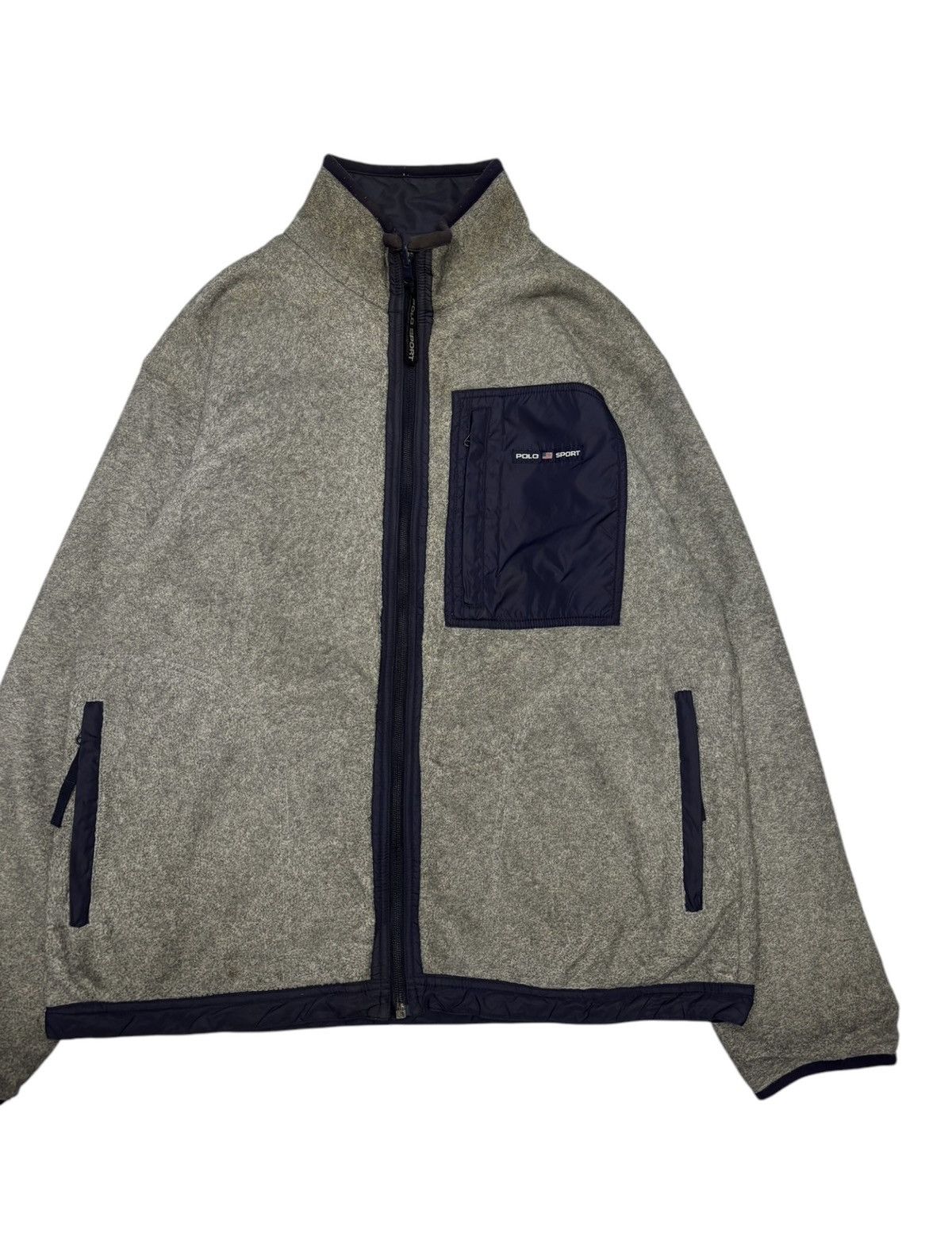 Polo Ralph Lauren 🔥POLO SPORT RALPH LAUREN HYBRID FLEECE NYLON REVERSIBLE Size US M / EU 48-50 / 2 - 14 Thumbnail