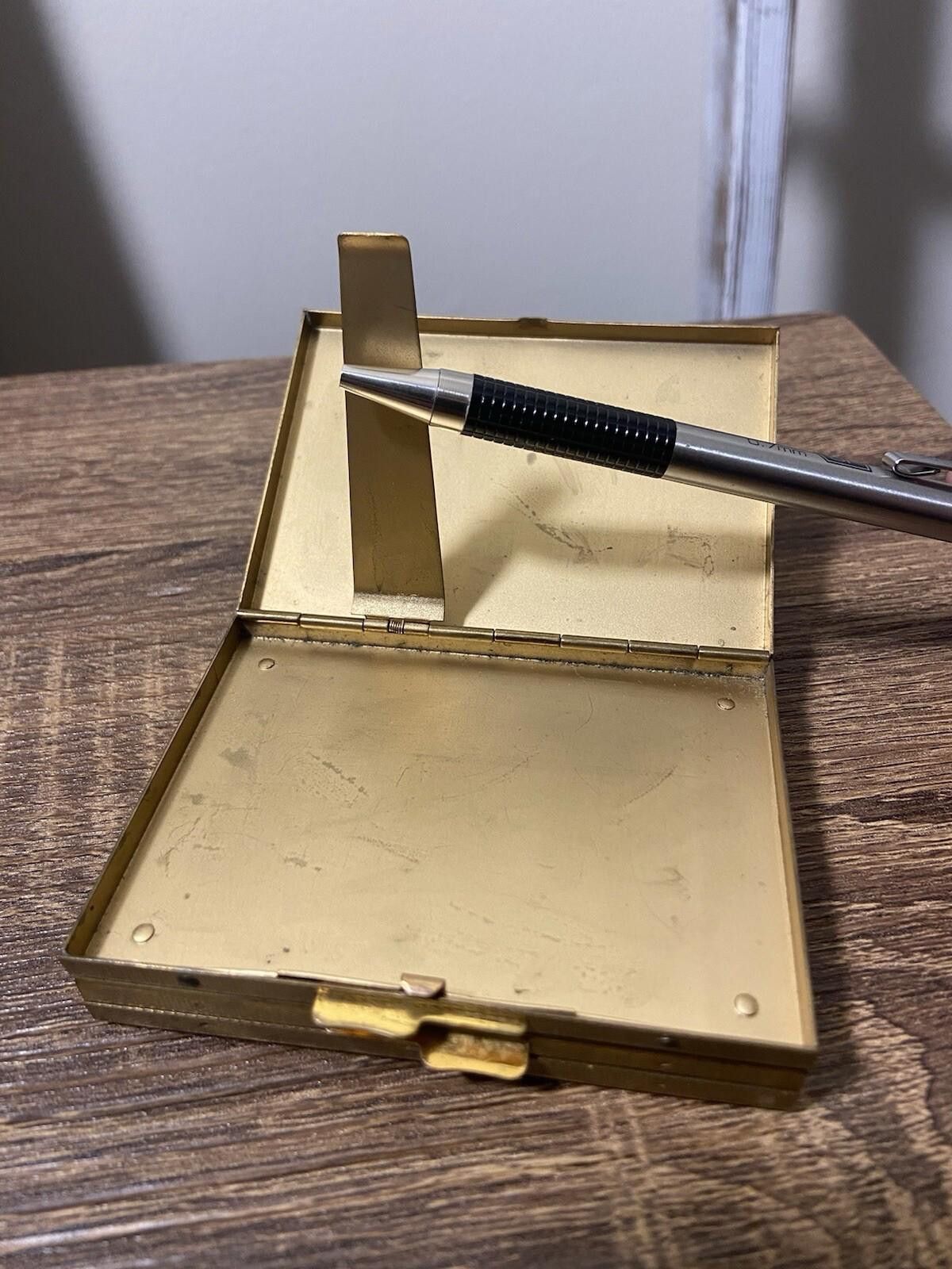 Takeo Kikuchi Kigu mother of pearl brass cigarette case compact w mirror Size ONE SIZE - 12 Thumbnail