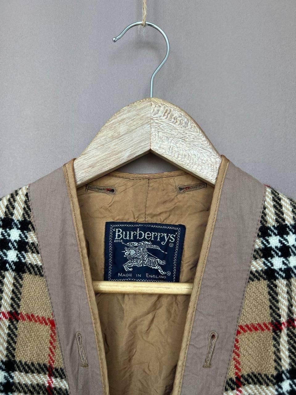 Burberry Burberrys Trench Coat Inner Lining 100% Wool Vintage Size L Size L / US 10 / IT 46 - 11 Thumbnail