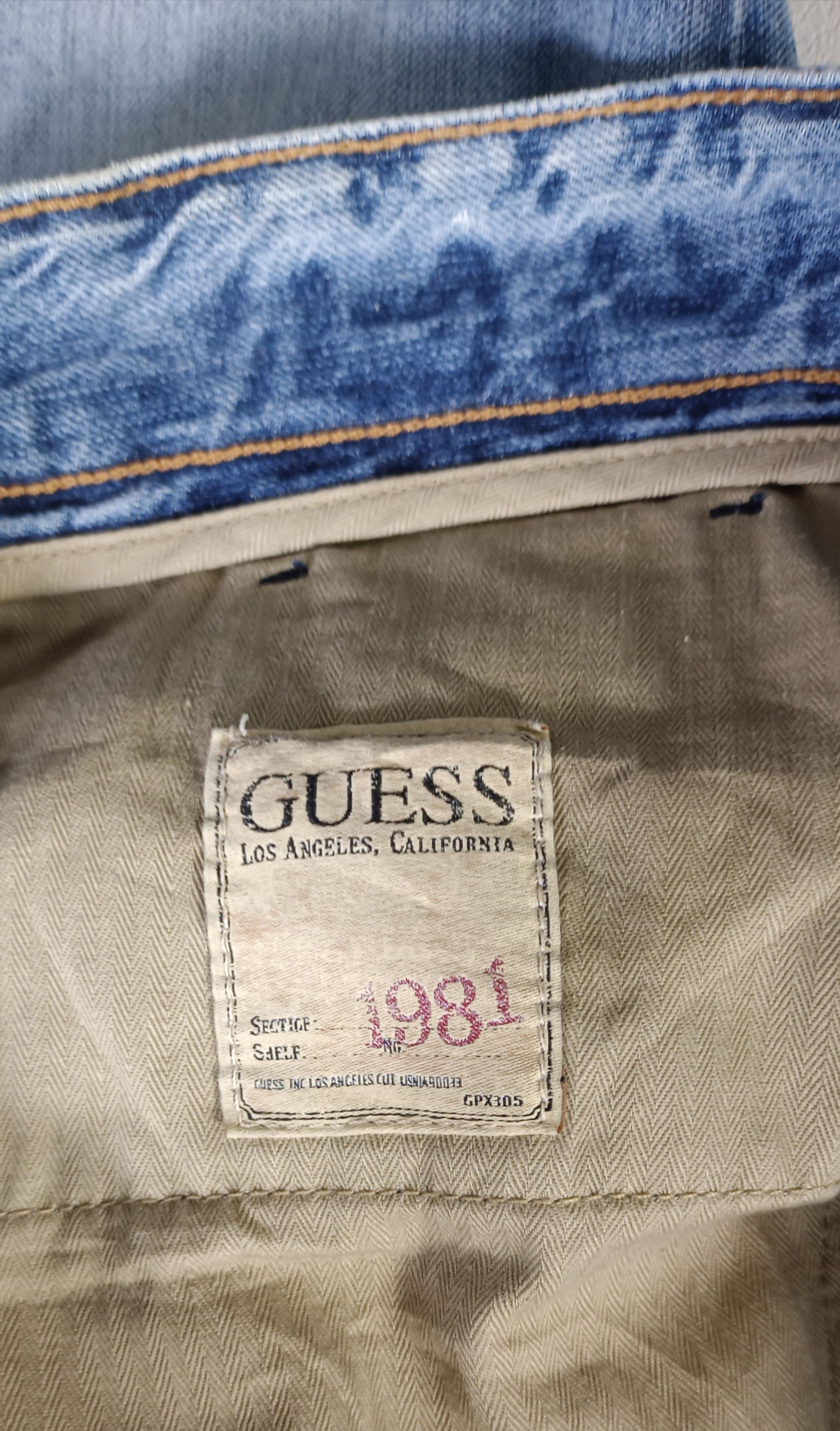 Guess Vintage Guess Los Angeles 1981 GPX305 Denim Size US 37 - 15 Thumbnail