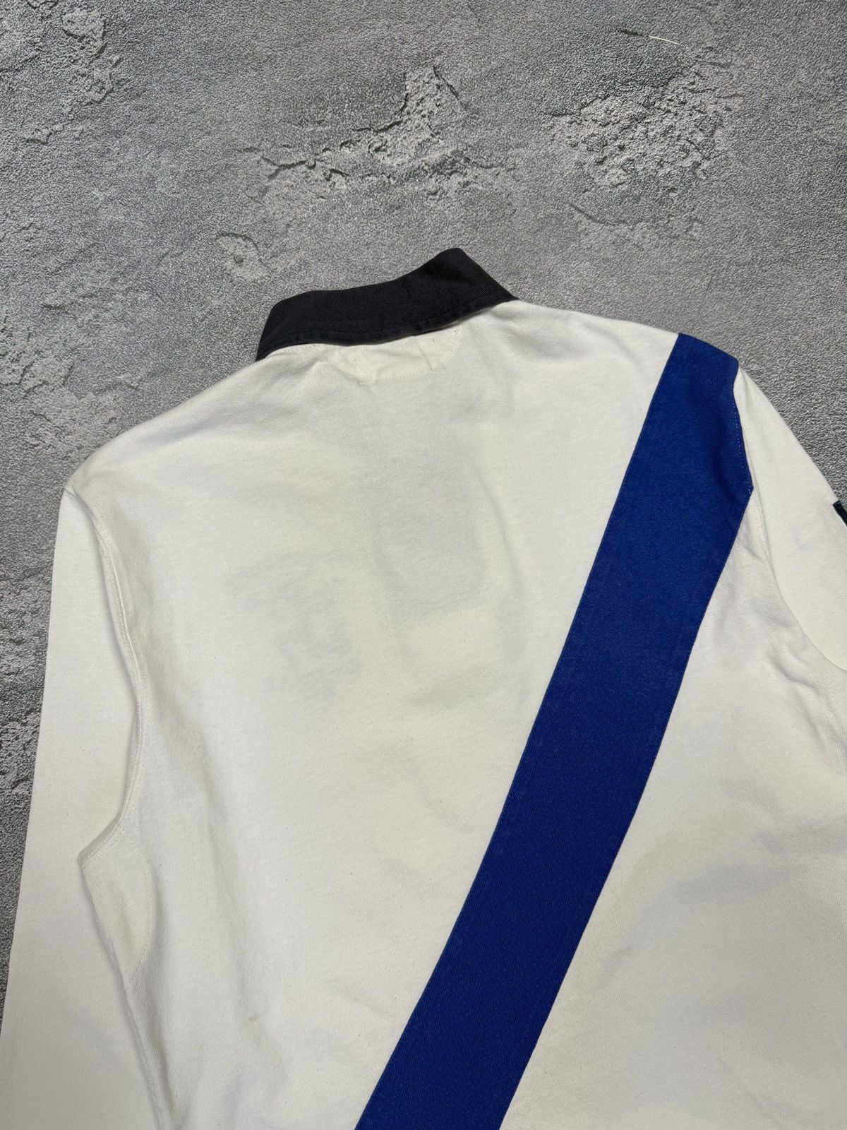 Polo Ralph Lauren Polo Ralph Lauren Rugby Rare White Blue Shirts Size US S / EU 44-46 / 1 - 13 Thumbnail