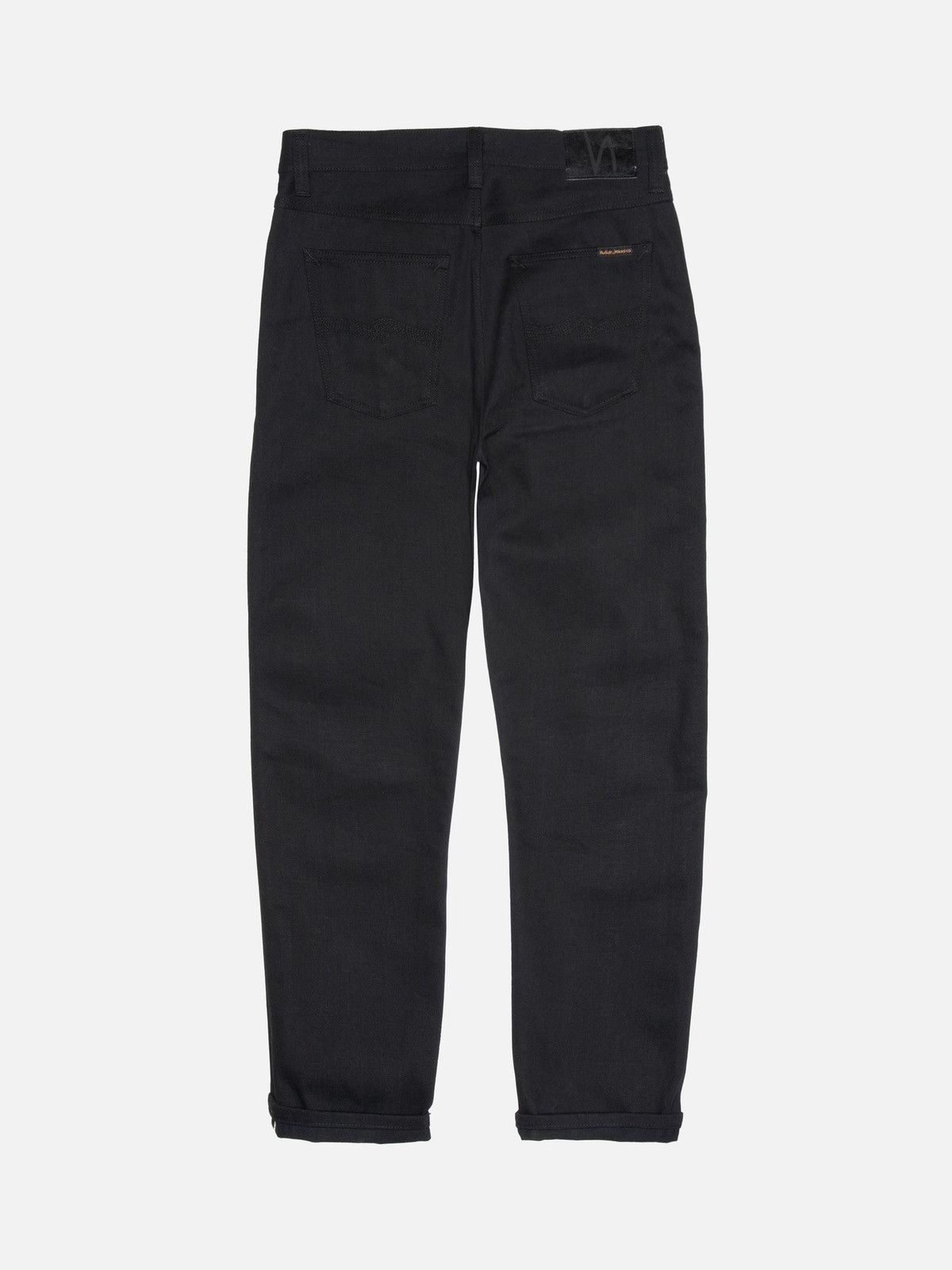 Nudie Jeans Steady Eddy II Dry Black Selvage Size US 32 / EU 48 - 4 Thumbnail
