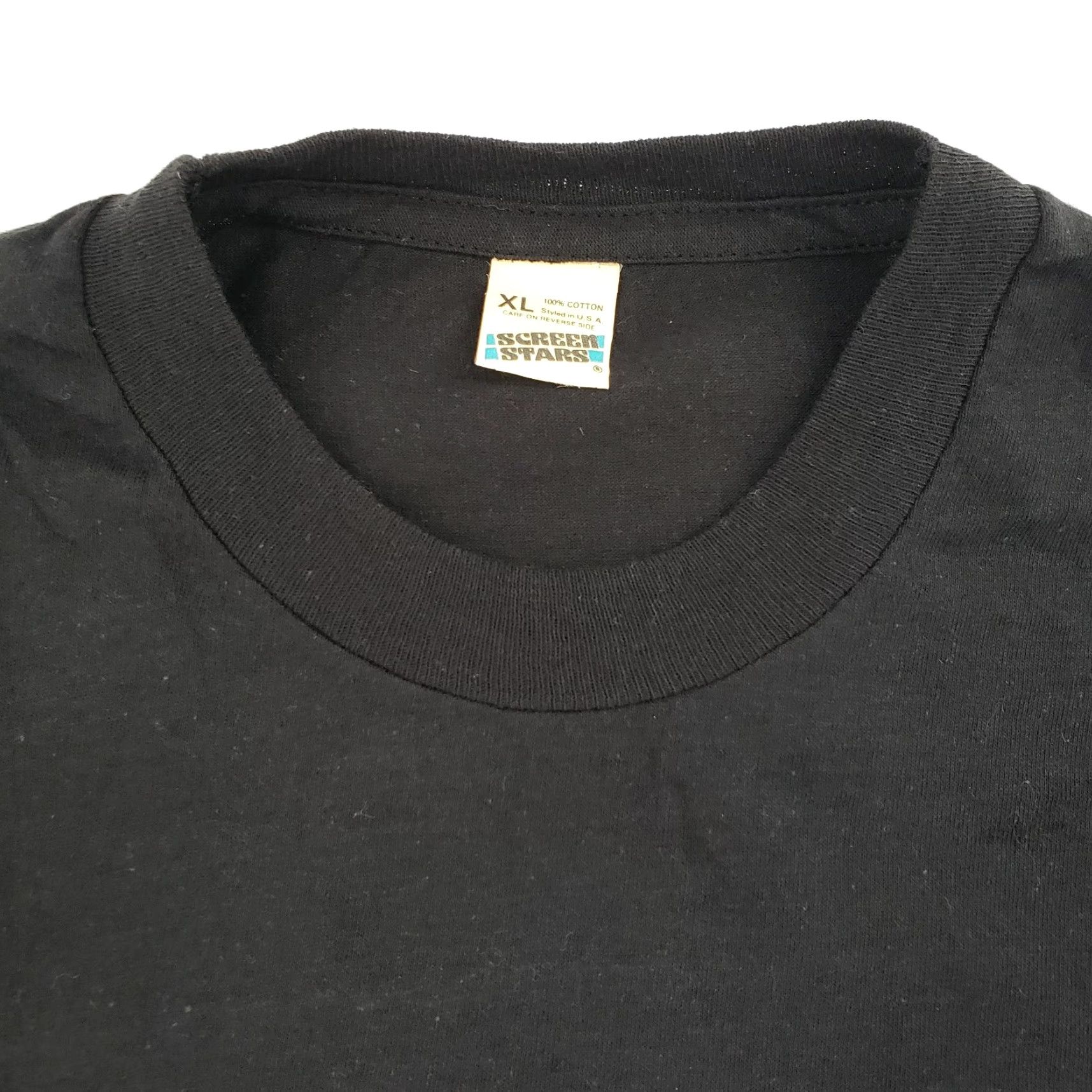 Vintage VINTAGE Screen Stars Mens T-Shirt XL Black Blue Sheep Clovers 90s Outdoor All Seasons Lot of 2 Size US XL / EU 56 / 4 - 7 Thumbnail