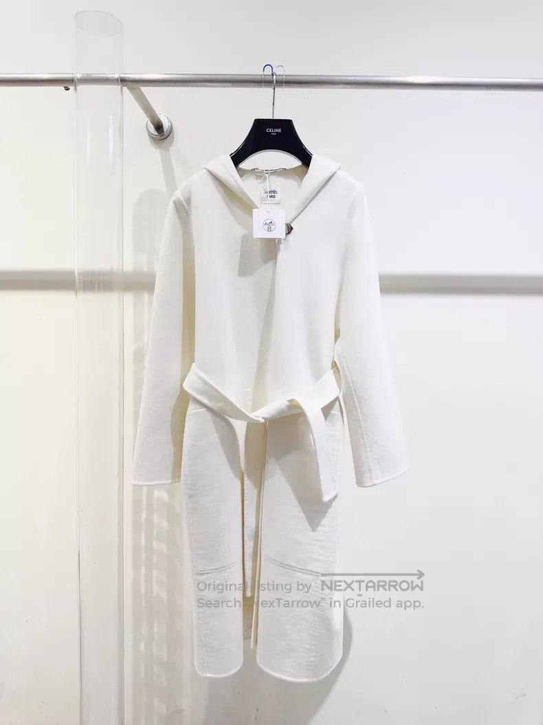 Hermes Hermes White overcoat Size XS / US 0-2 / IT 36-38 - 1 Thumbnail