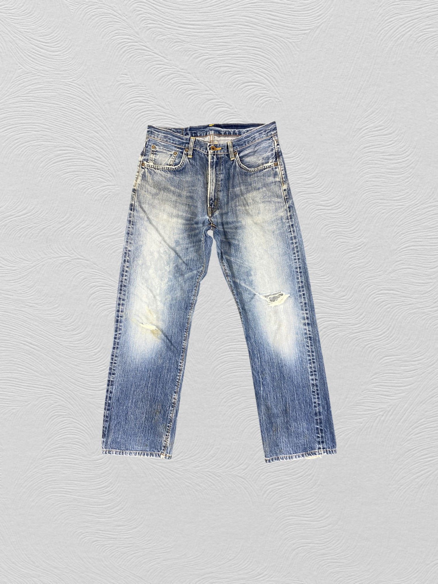 Edwin DISTRESSED EDWIN 505Z SELVEDGE FADED 31x29 - JN3286 Size US 31 - 1 Thumbnail