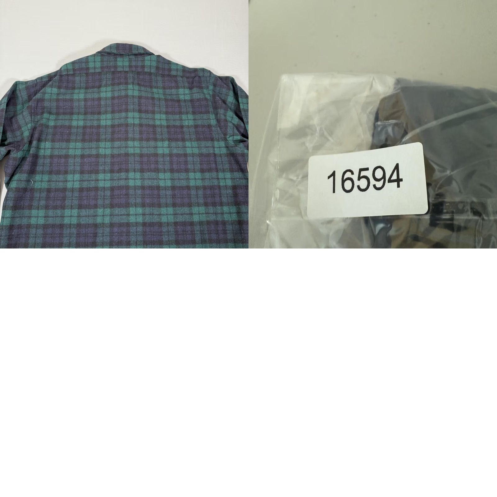 Pendleton VINTAGE Pendleton Shirt Mens XL Green Black Watch Tartan Plaid Wool Flannel USA Size US XL / EU 56 / 4 - 9 Thumbnail