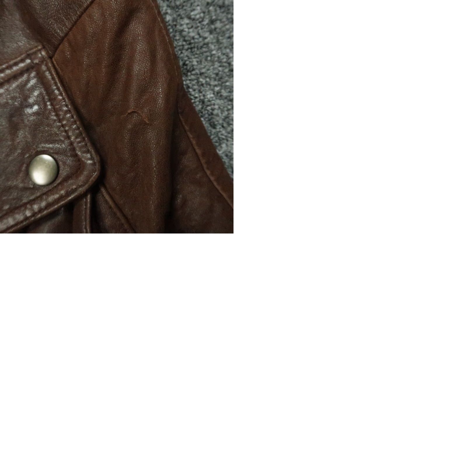 Orvis Orvis Mens XL Brown Leather Full Zip Lined Vest Pockets Hiking Hunting Casual Workwear Winter Spring Fall Mens Size US XL / EU 56 / 4 - 9 Thumbnail