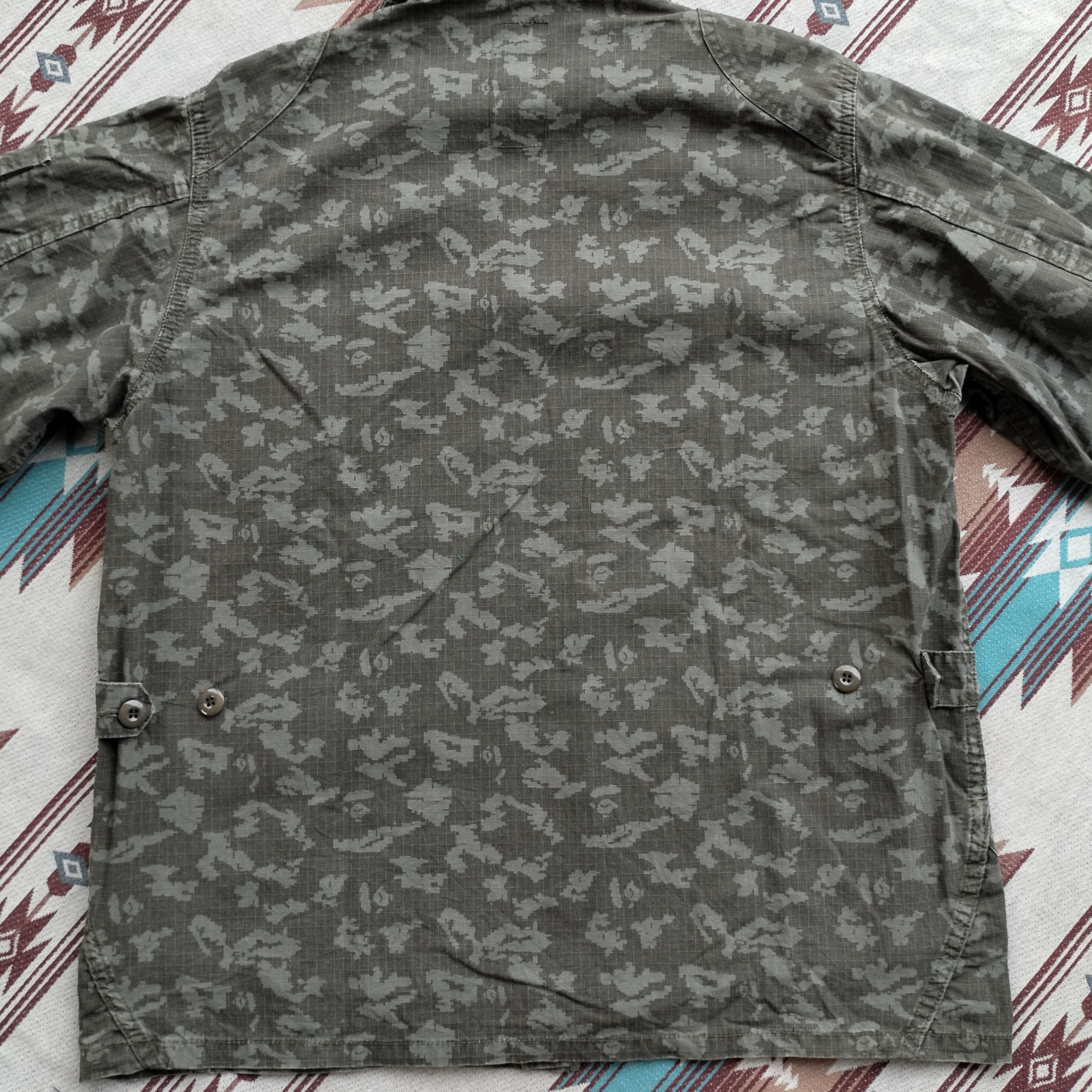 Wtaps Archive 00s Wtaps Bape fatigue jungle Ls shirt Size US M / EU 48-50 / 2 - 2 Thumbnail