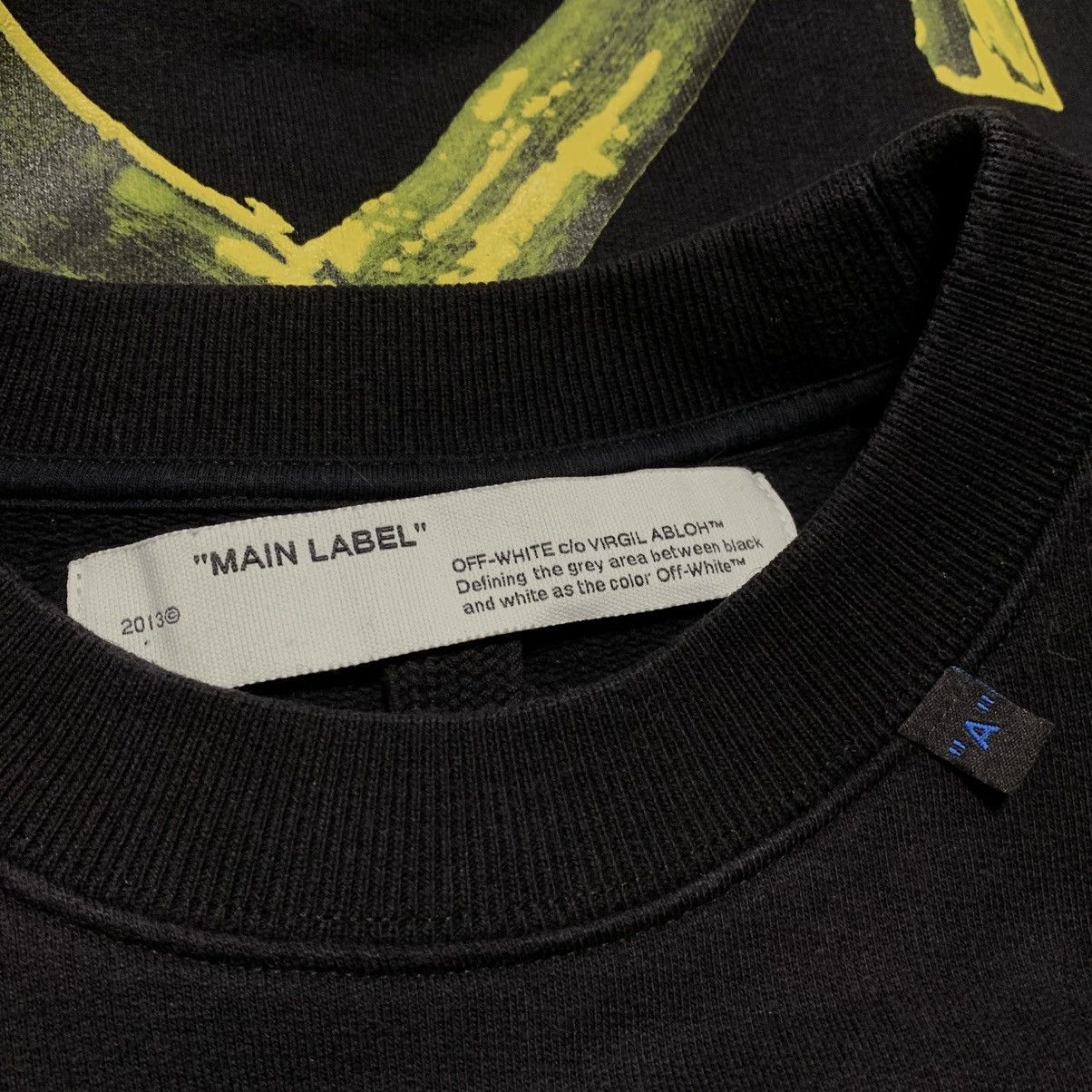 Off-White Off White Medium Acrylic Arrows Black Sweatshirt Crewneck Size US M / EU 48-50 / 2 - 5 Thumbnail