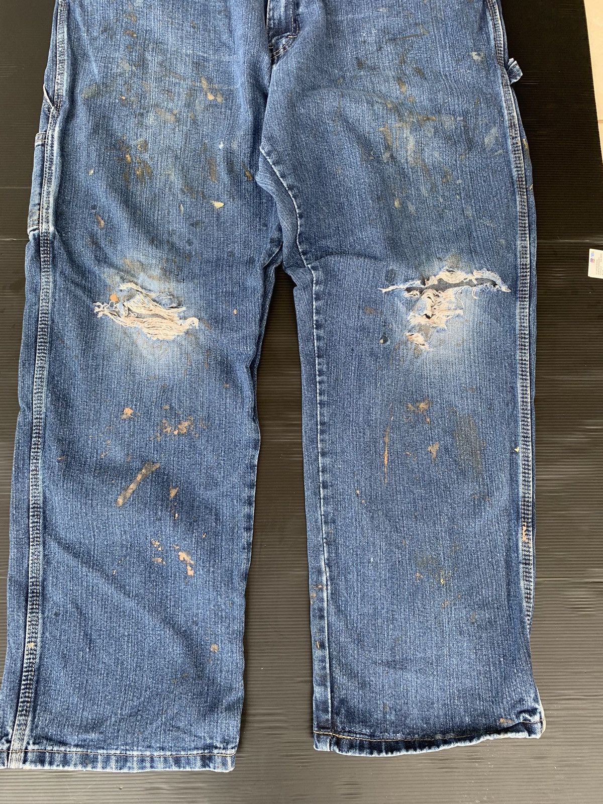 Dickies Dickies Thrashed Distressed Carpenter Baggy Jeans Pant Size US 40 / EU 56 - 6 Thumbnail