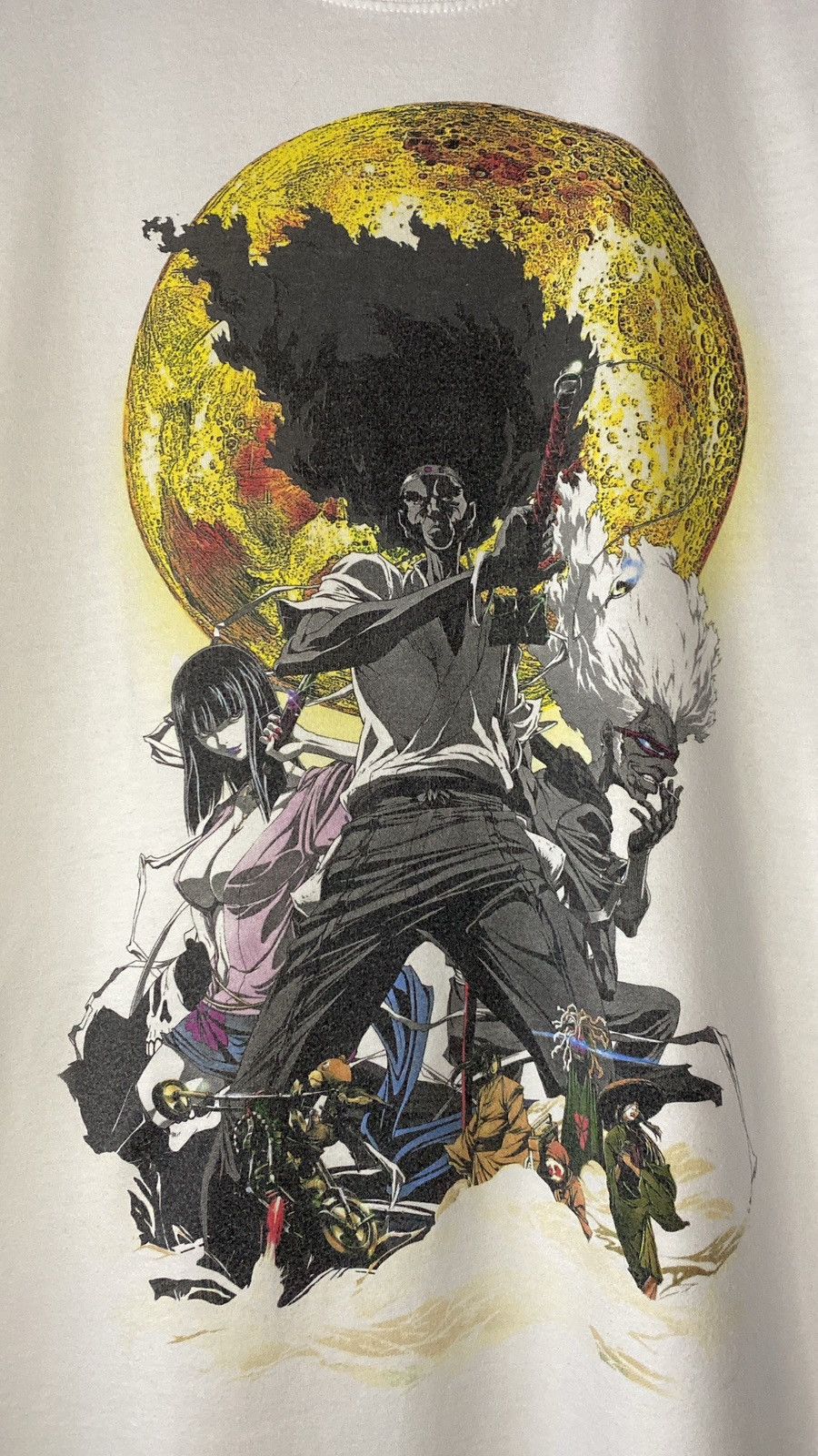 Vintage Vintage 00s Afro Samurai T-shirt Size US XL / EU 56 / 4 - 4 Thumbnail