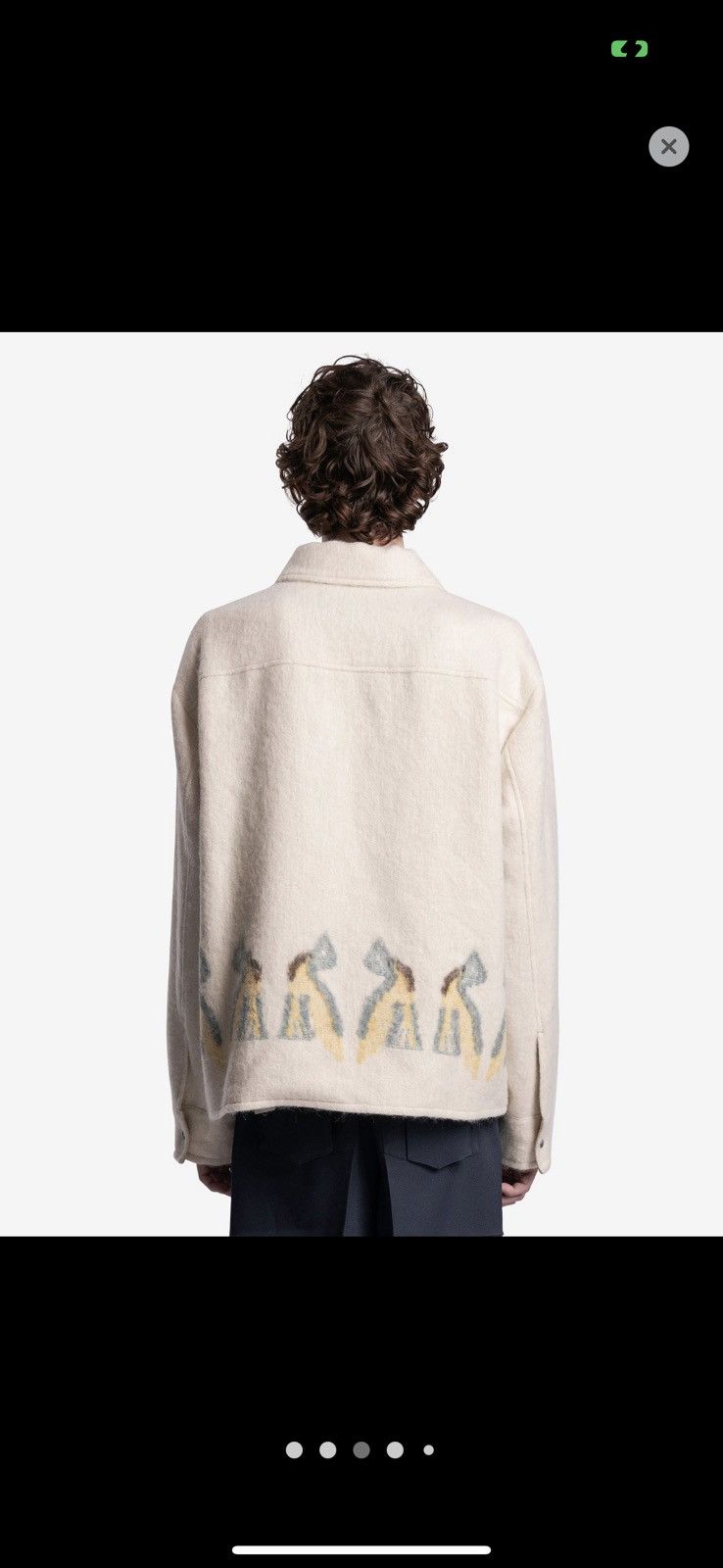 Jil Sander Wool Mohair Sports Jacket in Blue Fly Catcher Size US M / EU 48-50 / 2 - 5 Thumbnail
