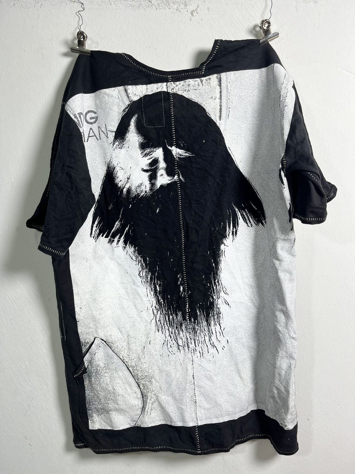 Japanese Brand Gilet Yamanote Coope 102 Overprint Shirt Size US M / EU 48-50 / 2 - 1 Thumbnail