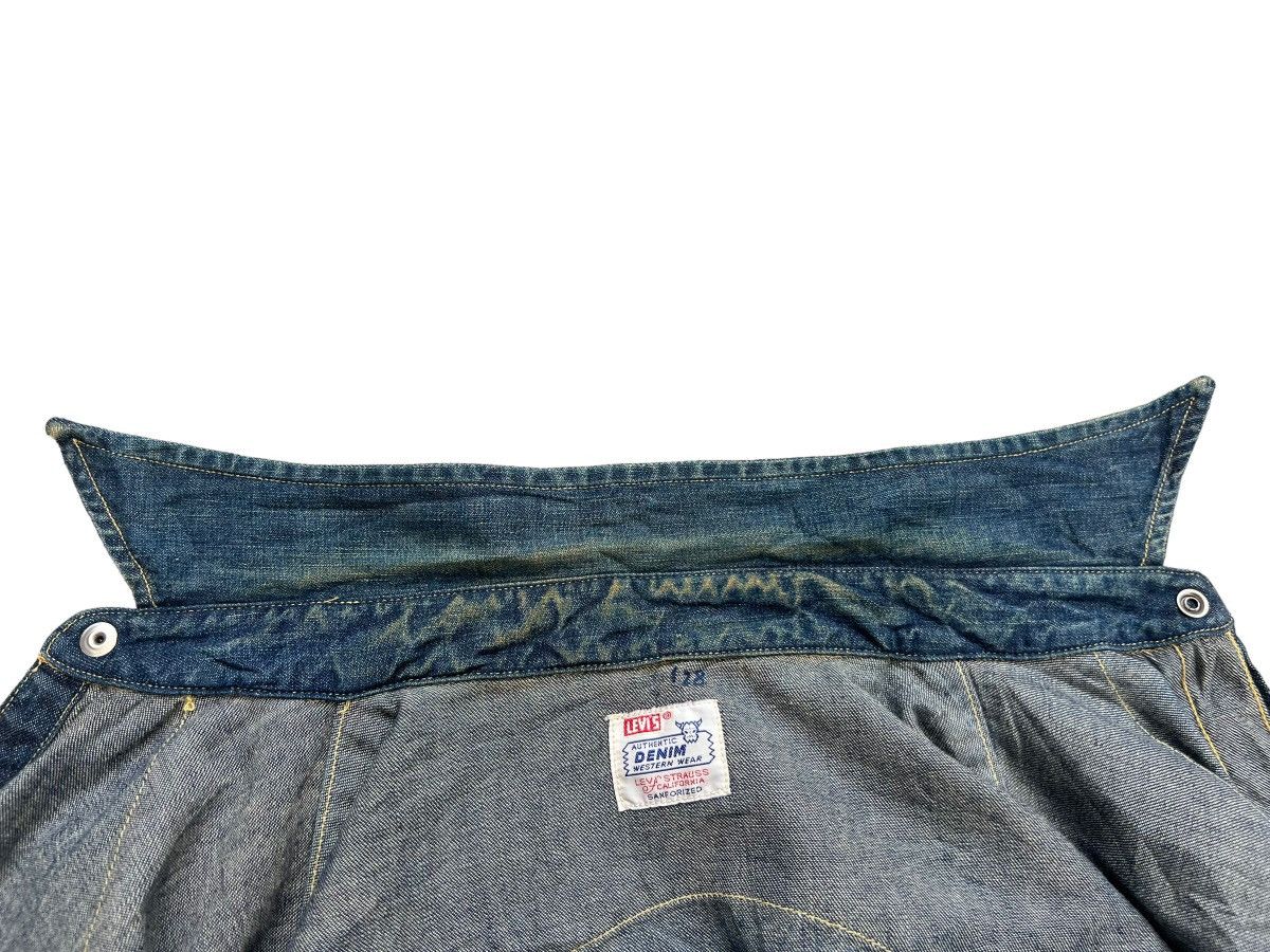 Levi's Vintage Clothing Vintage 1998 LVC Levi’s Big E Muddy Denim Western Shirt Size US M / EU 48-50 / 2 - 21 Thumbnail