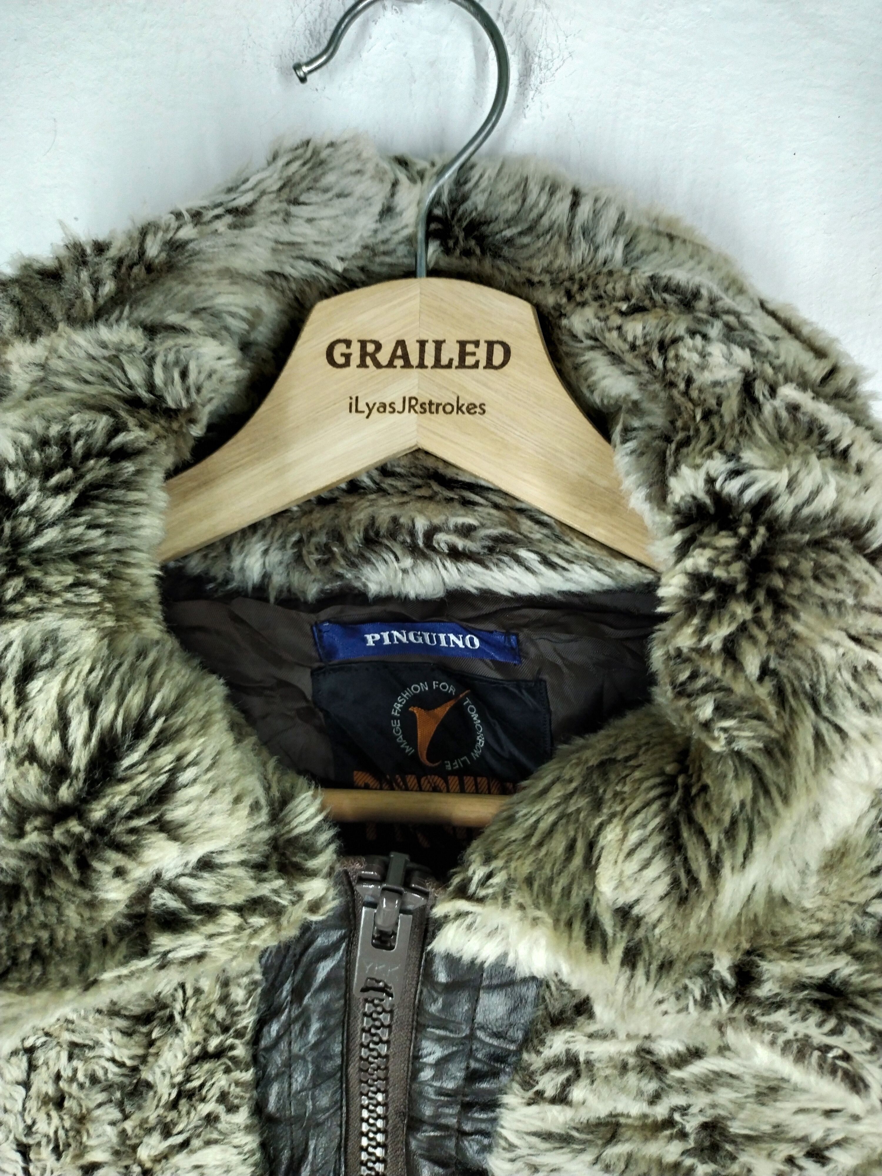 Other 🔥 Vtg Beautiful Faux Fur Coat Pinguino Coat Size M / US 6-8 / IT 42-44 - 19 Thumbnail