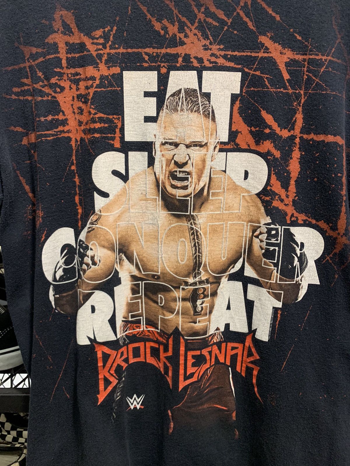 Vintage × WWE 🥊WWE Brock Lesnar “Eat Sleep Conquer Repeat” T-Shirt Size US M / EU 48-50 / 2 - 2 Thumbnail