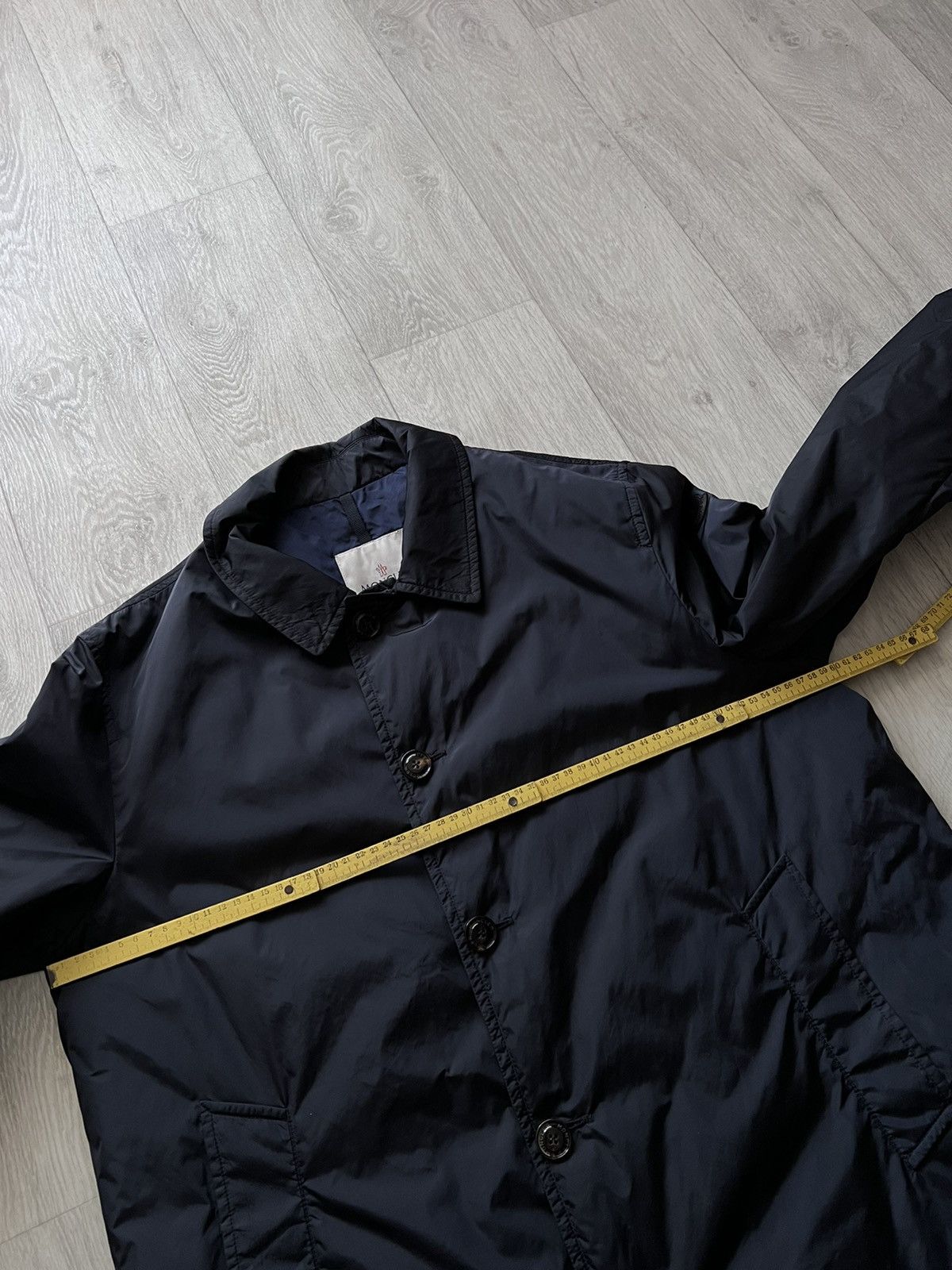 Moncler Moncler Basilic Coat Light Trench Black edition Logo Size US M / EU 48-50 / 2 - 19 Thumbnail