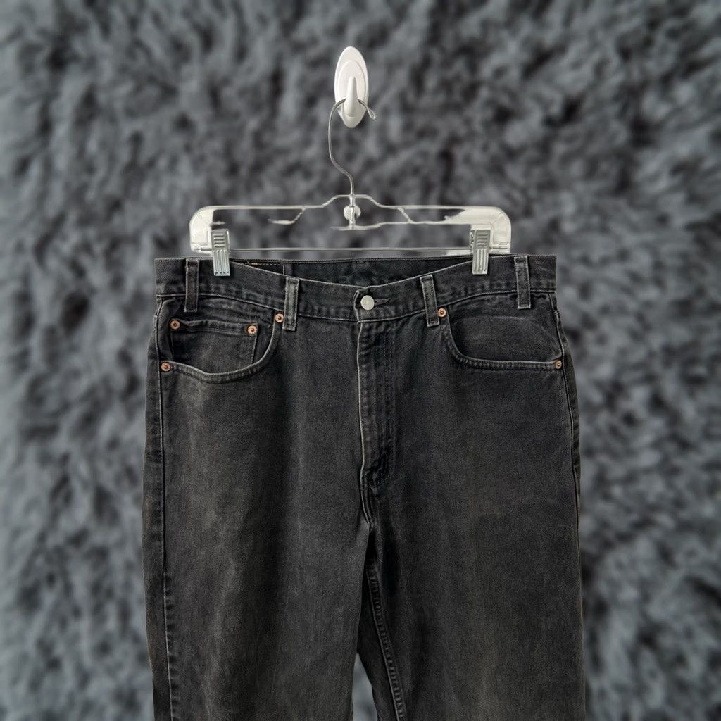 Levi's VINTAGE Levi's 550 Jeans Mens 34x34 Black Relaxed Fit Tapered Leg Denim 5-Pocket 34x34 Mens Size US 34 / EU 50 - 1 Thumbnail