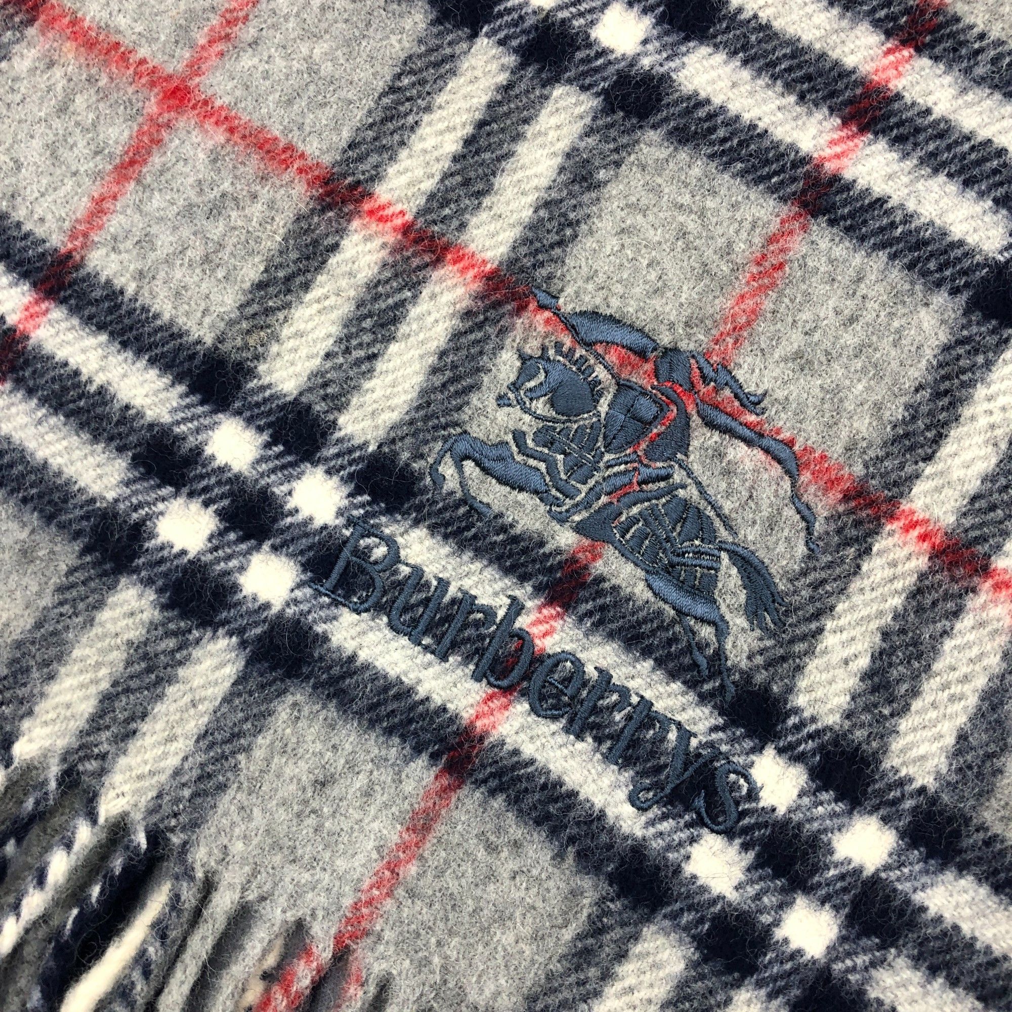 Burberry Vintage Burberry Scarf Muffler Wool Babushka Stole Scarves Size ONE SIZE - 6 Thumbnail