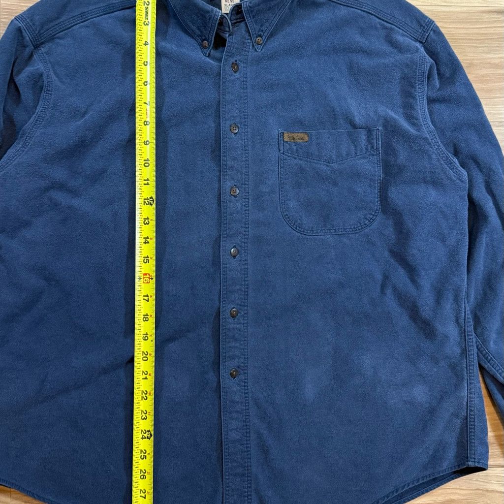 Woolrich Woolen Mills Woolrich Men’s XL Chamois Shirt Blue USA Size US XL / EU 56 / 4 - 7 Thumbnail