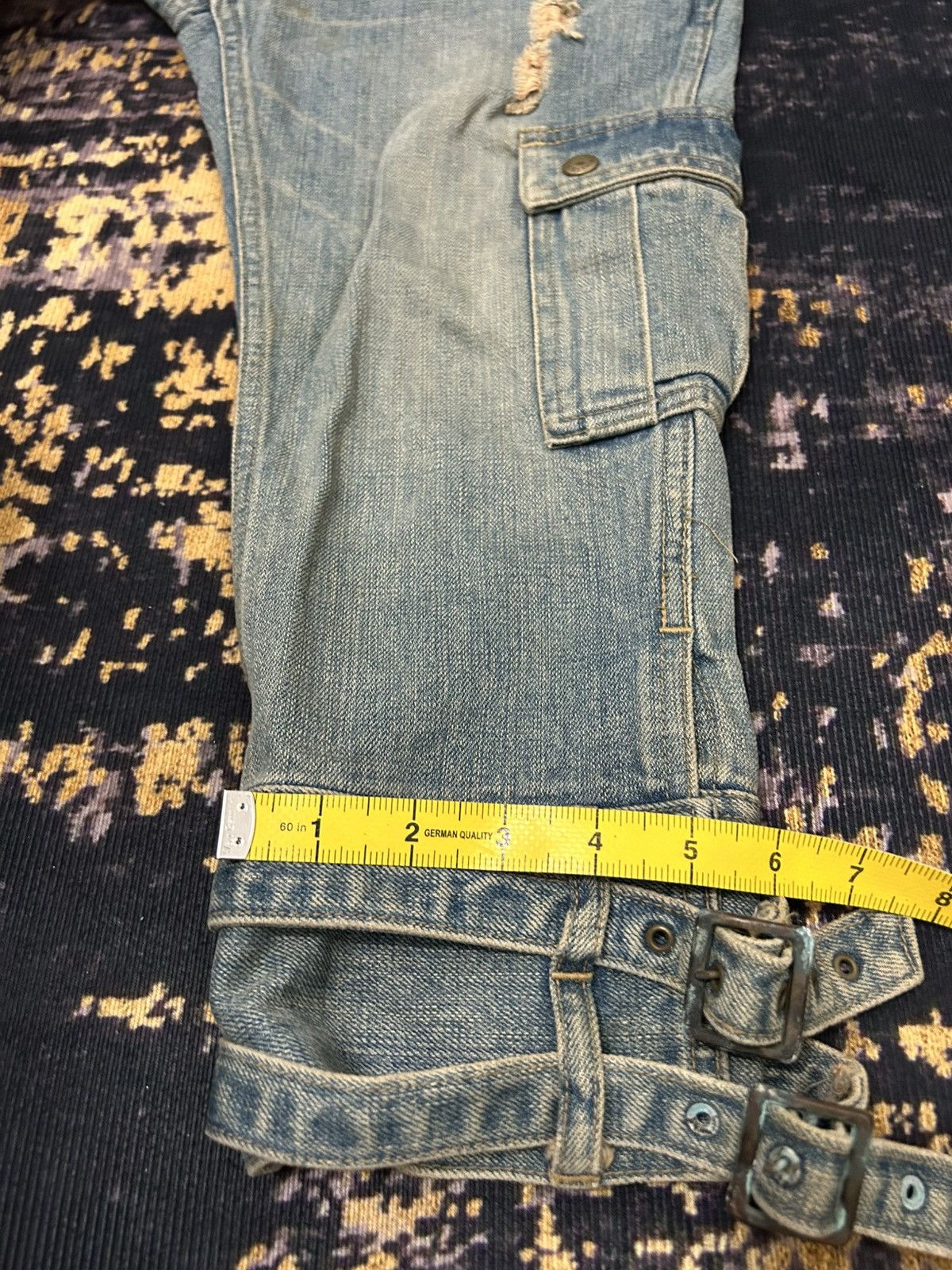 Hysteric Glamour Vintage Hysteric Glamour Bondage Cargo Croped Jeans Size US 30 / EU 46 - 23 Thumbnail