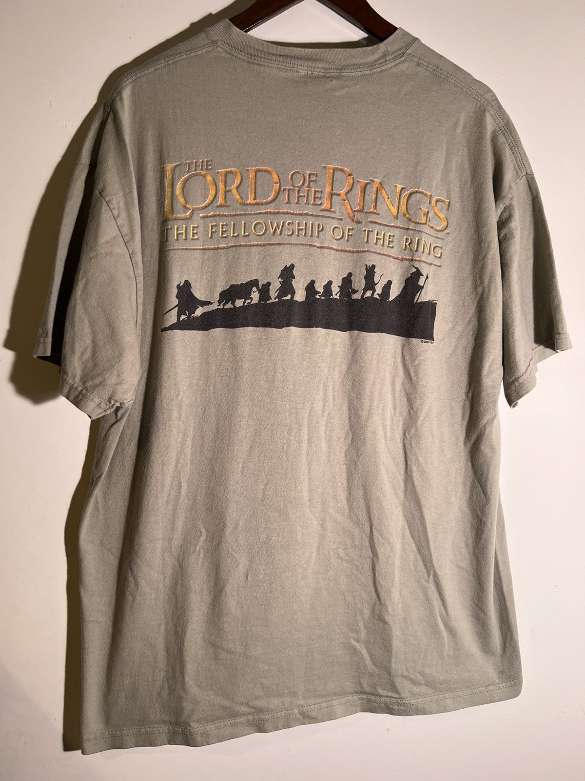 Y2K 2000’s Vintage Lord of the Rings Fellowship Movie Shirt