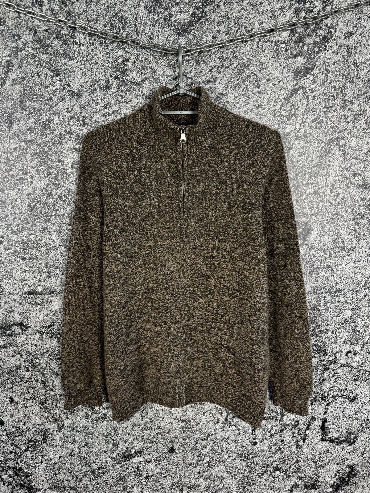 Hugo BOSS Hugo Boss 1/4 Zip Sweater Merino Wool Italy Size 48 Size US M / EU 48-50 / 2 - 1 Thumbnail