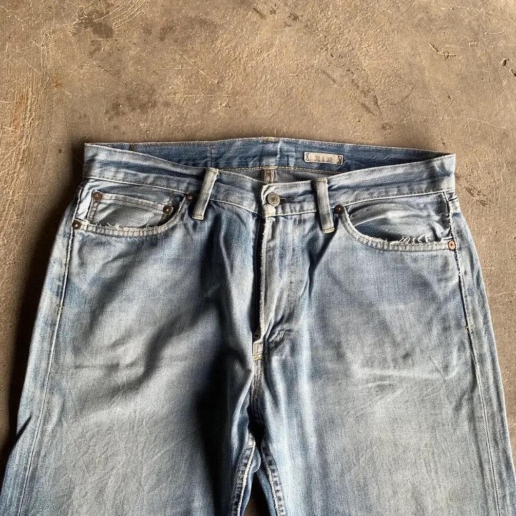 Polo Ralph Lauren PRL Polo Ralph Lauren Distressed Faded Jeans Ripped Denim Size US 33 - 2 Thumbnail