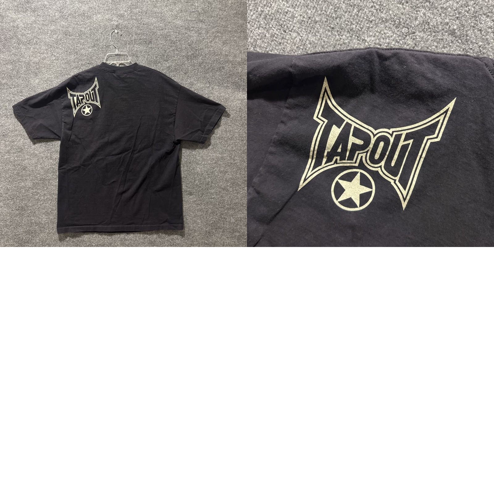 Tapout VINTAGE Tapout T-Shirt Grunge Black XL Mens Size XL HTF 90’s Y2K American Arrogant Grunge Men’s Shirt Size US XL / EU 56 / 4 - 8 Thumbnail