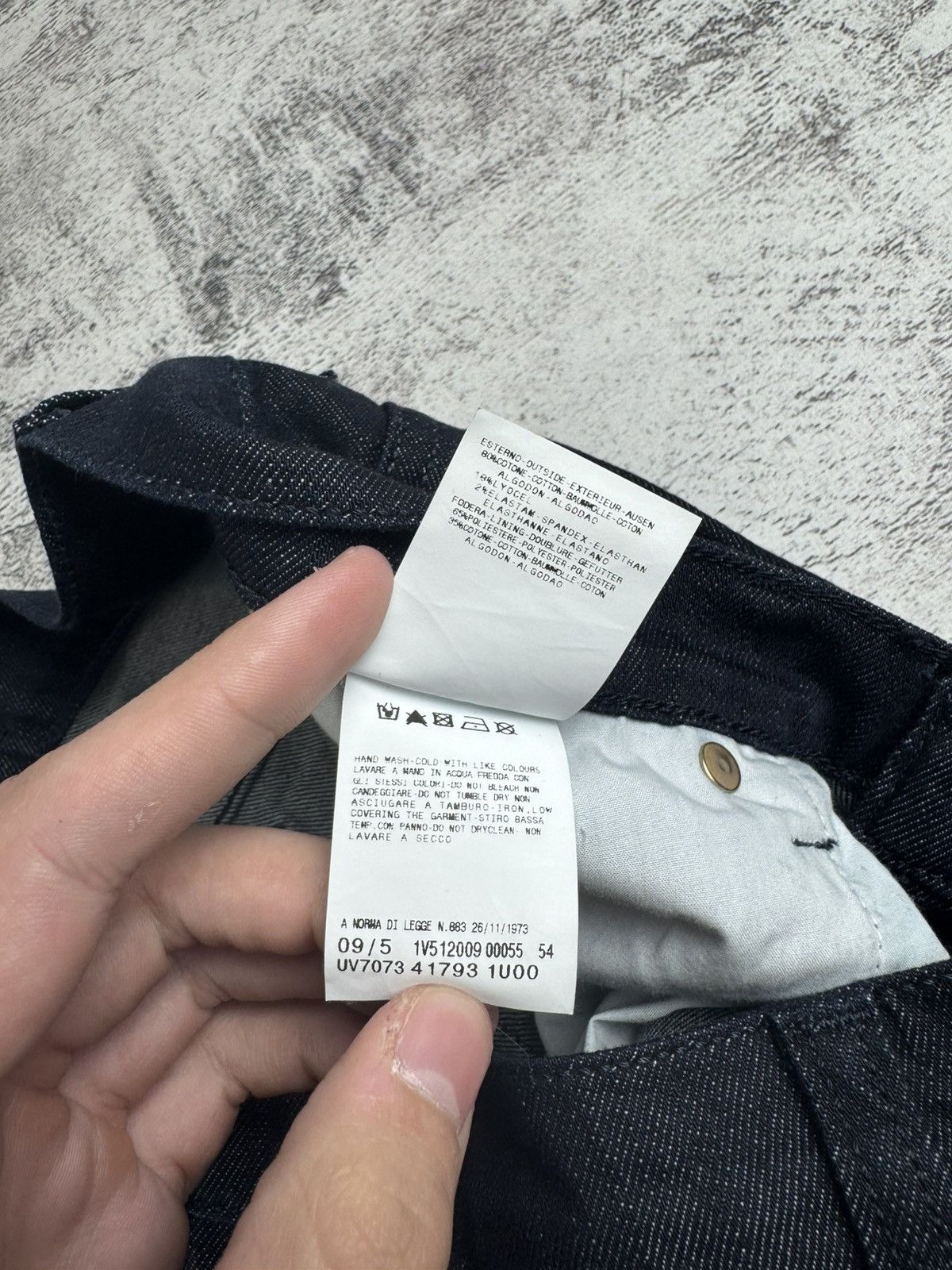 Versace Jeans Couture Versace Couture VJC Y2K Skinny Straight Denim Jeans Trousers Size 30" / US 8 / IT 44 - 17 Thumbnail