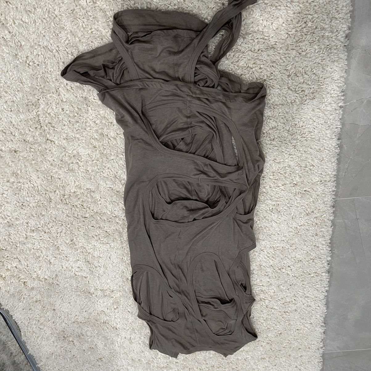 Rick Owens Rick Owens Babel SS19 Mega Membrane Holes Dress–Runway Piece Size M / US 6-8 / IT 42-44 - 15 Thumbnail