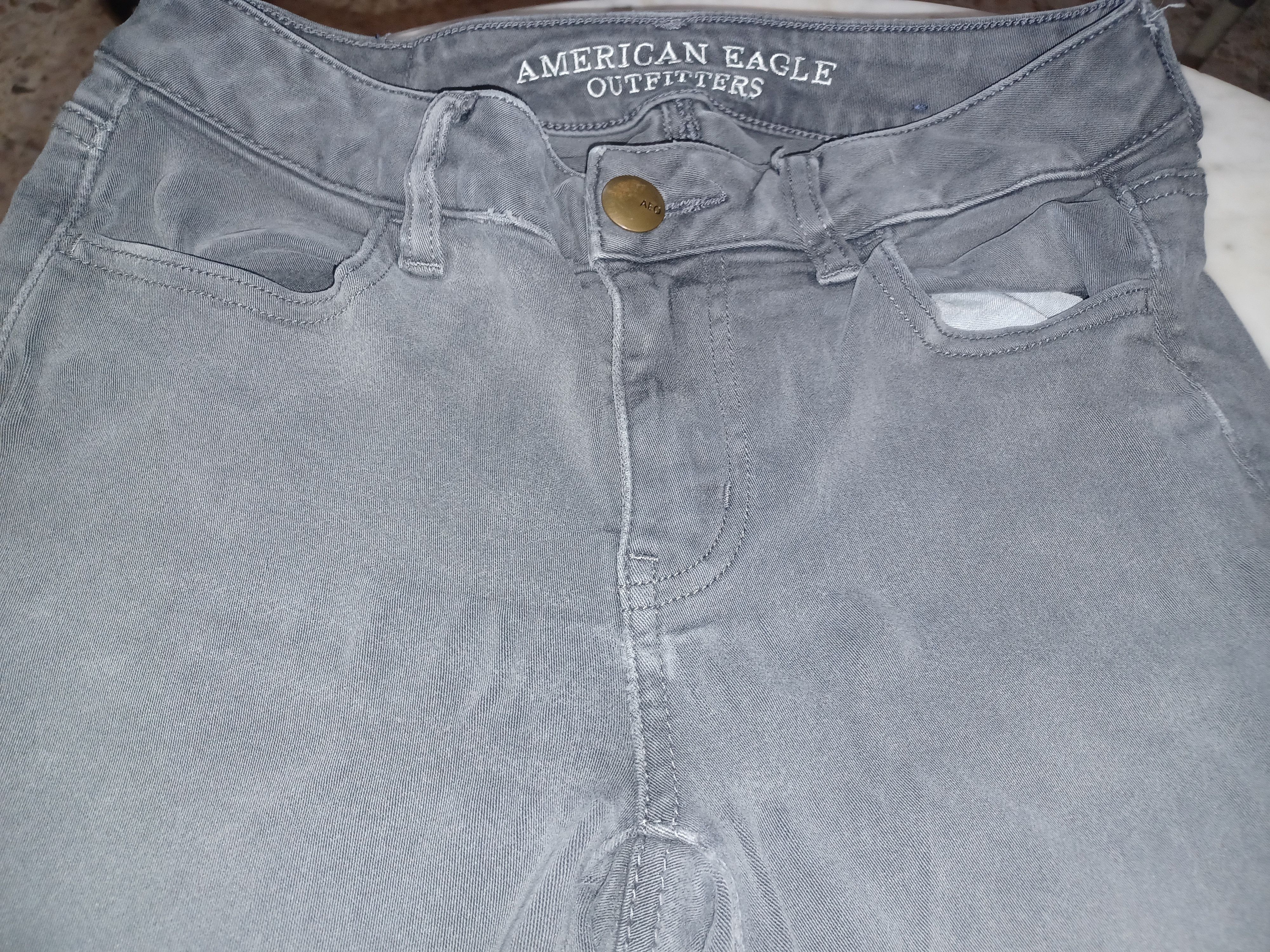 American Eagle Outfitters American Eagle Outfitters Women's Jeggings SZ 2 Gray Size 26" / US 2 / IT 38 - 2 Thumbnail