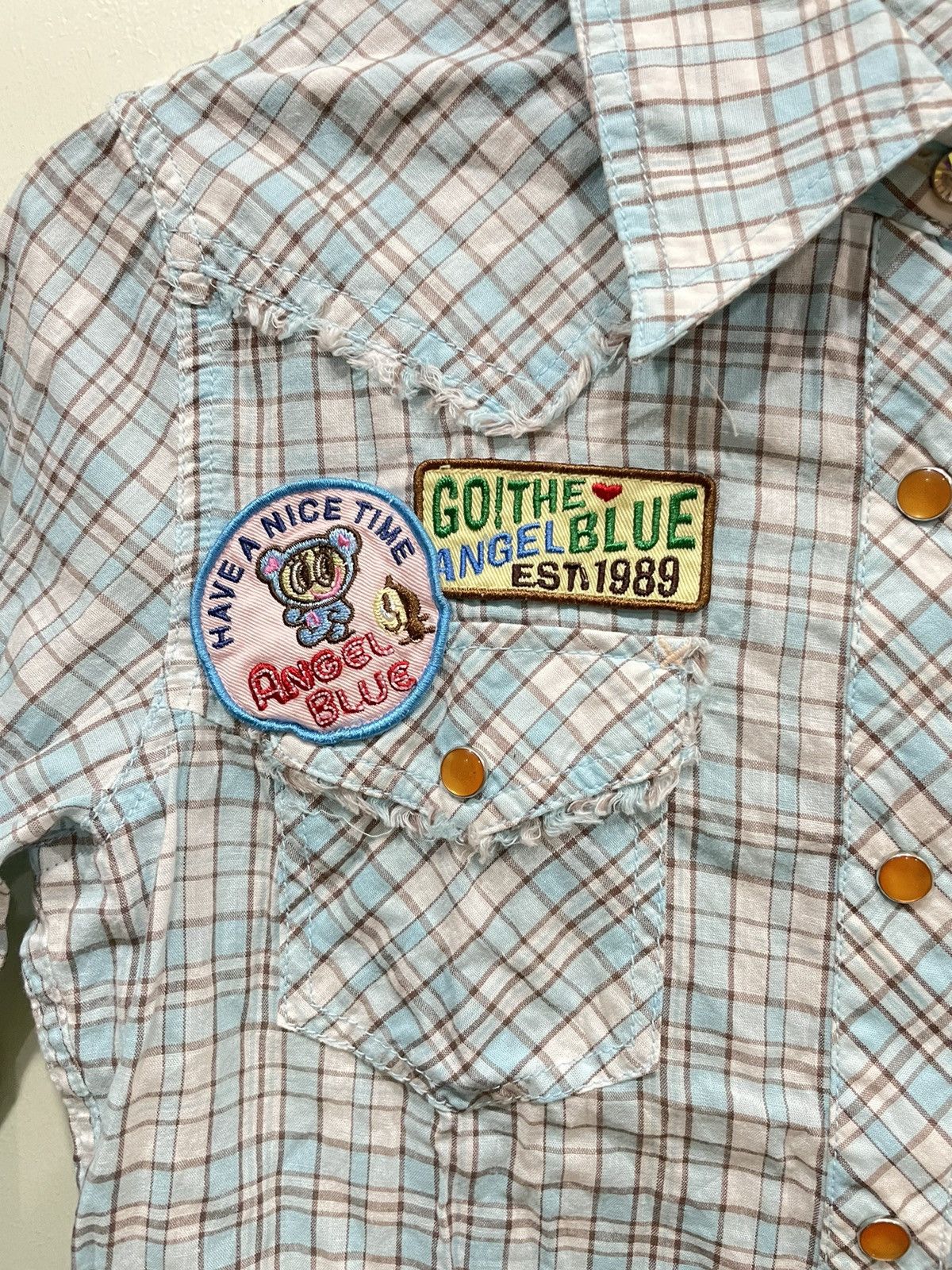 Angel Blue Angel Blue Shirt Size M / US 6-8 / IT 42-44 - 3 Thumbnail
