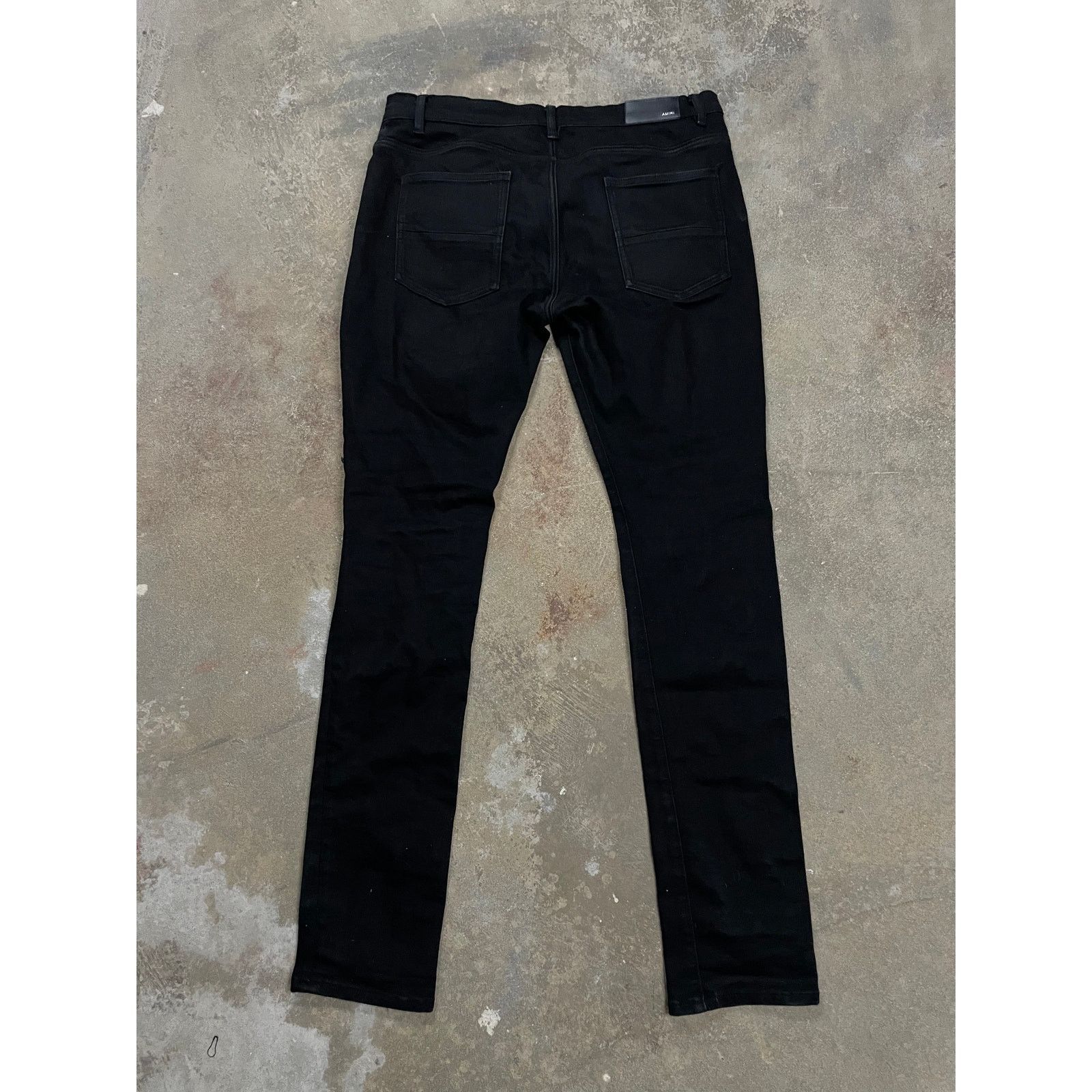 Amiri Amiri Jeans Black Crystal Thrasher Patch Used 36 Size US 36 / EU 52 - 3 Thumbnail