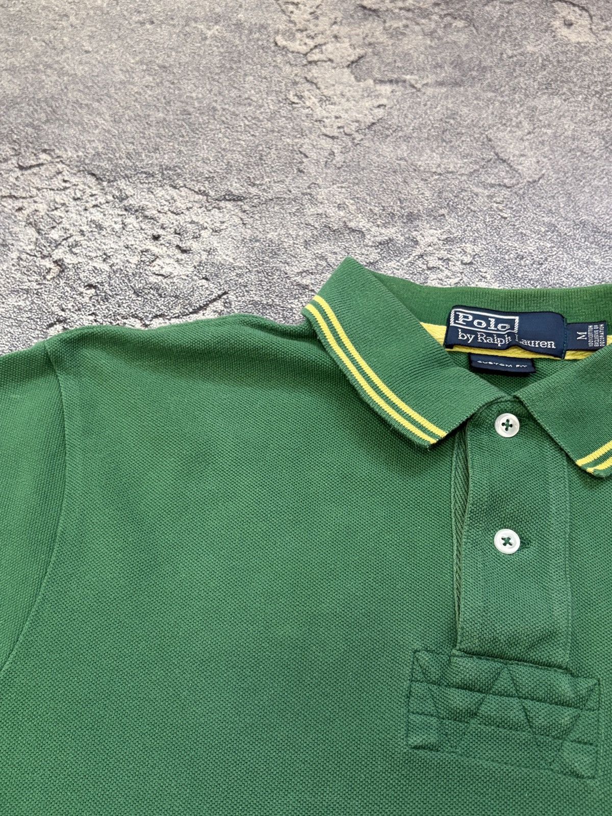 Polo Ralph Lauren Polo Ralph Lauren Custom Fit Big Pony Club 1967 Shirt Green Size US M / EU 48-50 / 2 - 10 Thumbnail