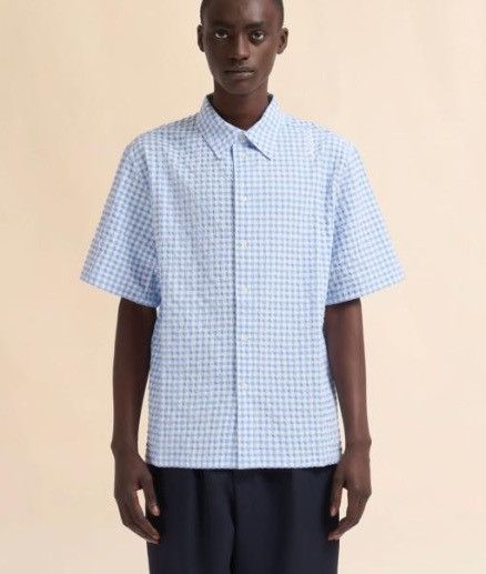 Marni o1f1d3z0326 Shirt in White/Blue Size US XL / EU 56 / 4 - 2 Thumbnail