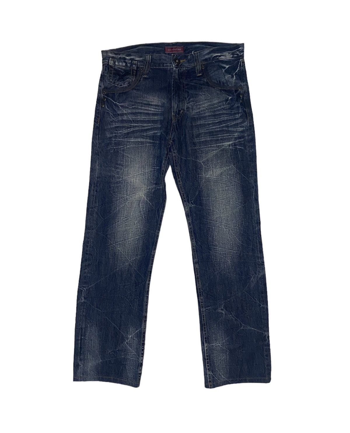 If Six Was Nine Vintage Japanese Anti Label Jean Red Pepper Style Size US 34 / EU 50 - 2 Thumbnail