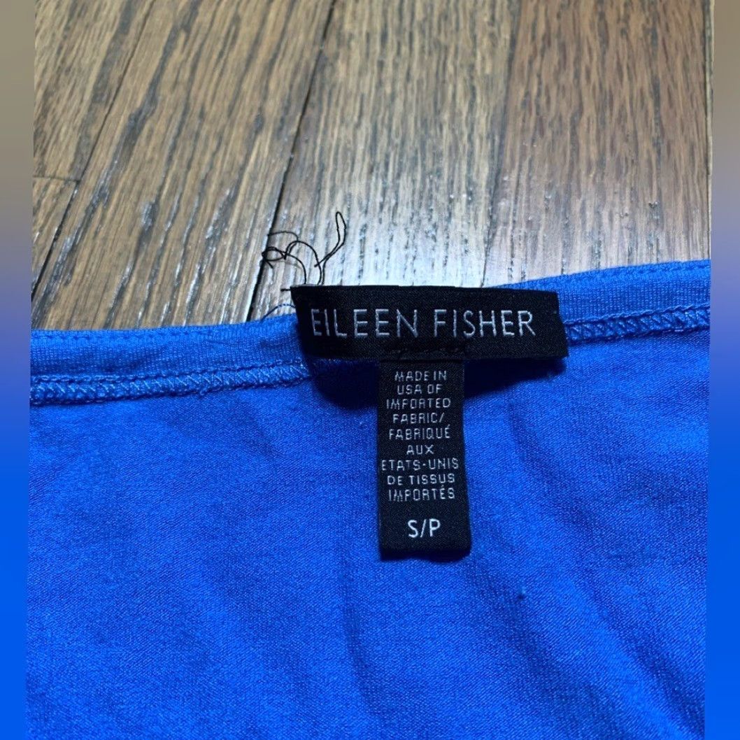 Eileen Fisher Eileen Fisher Blouse Blue Long Sleeve Women Small S Regular Category Blouse Womens Blue Long Sleeve Eileen Fisher Small Woman Blues? Size S / US 4 / IT 40 - 3 Thumbnail