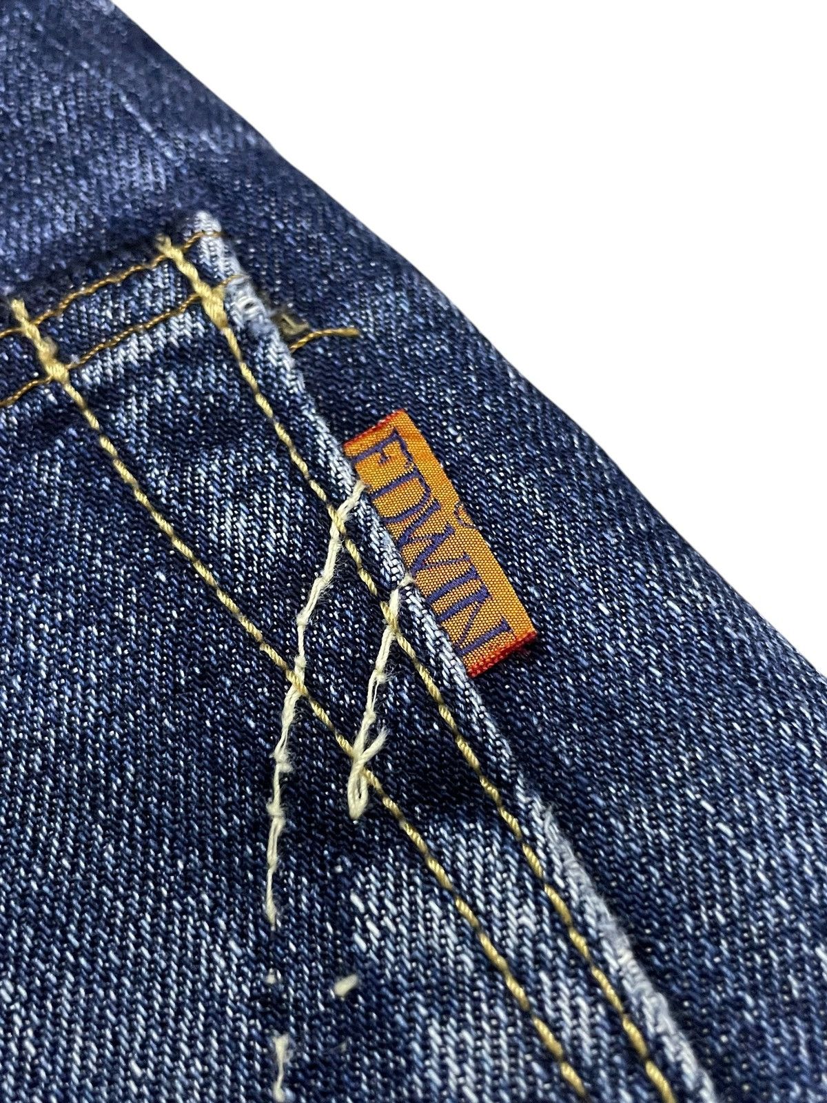 Edwin Rare Edwin 505 Z Selvedge Buckle Back Baggy Loose Jeans Size US 34 / EU 50 - 21 Thumbnail