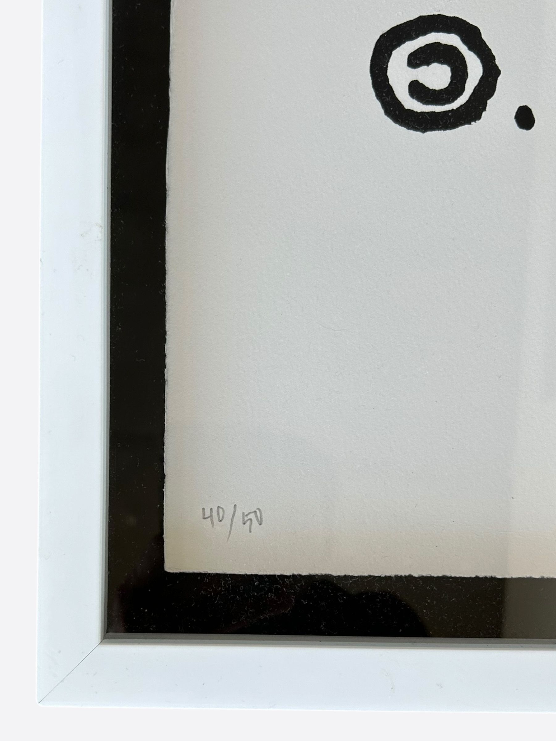 Other Art Andre Saraiva Black "Mr A" Painting Size ONE SIZE - 2 Thumbnail