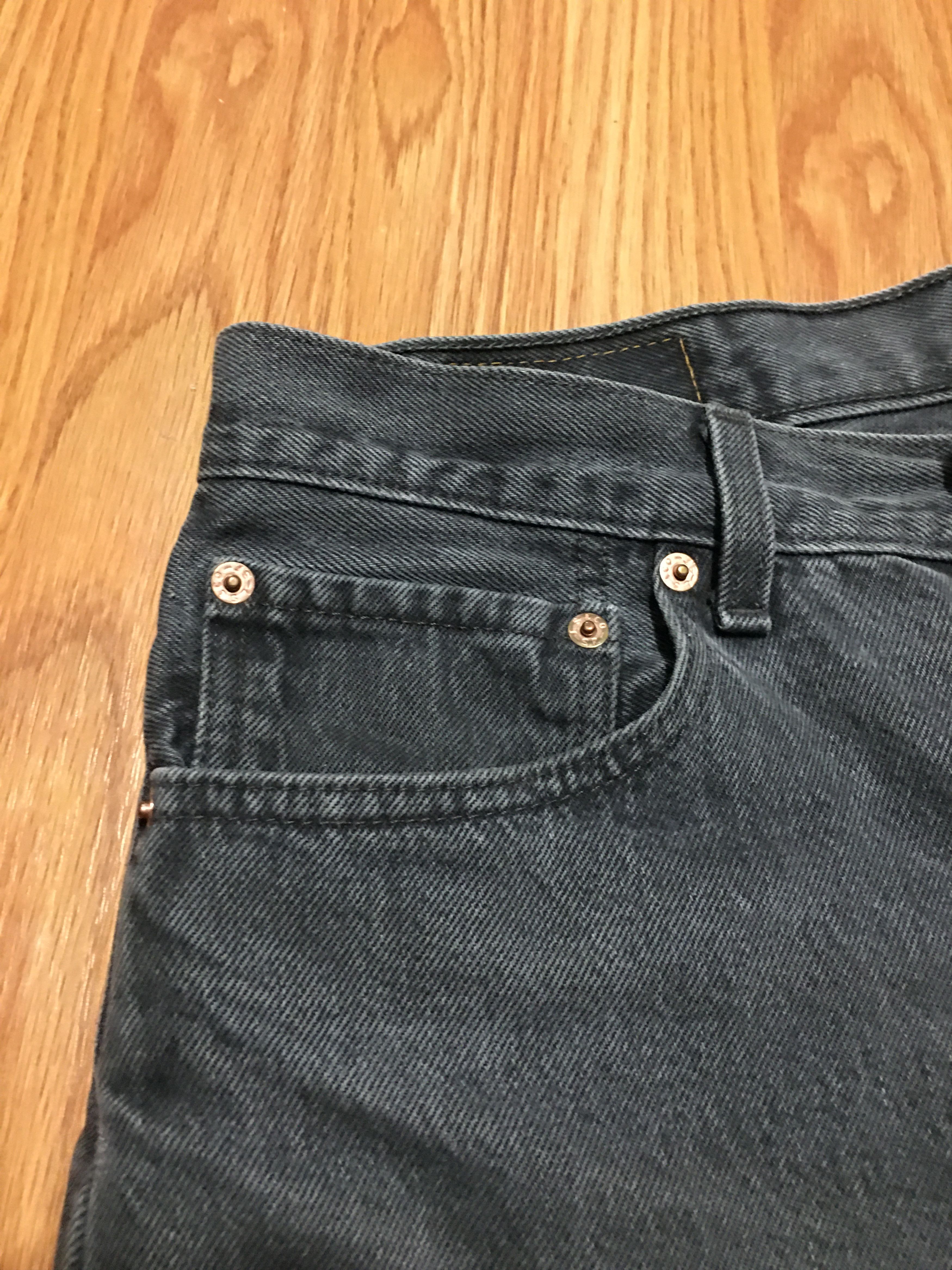 Levi's Vintage USA 1990s Levis 501-0660 Gray Jeans Pants W33 L34 Size US 34 / EU 50 - 6 Thumbnail