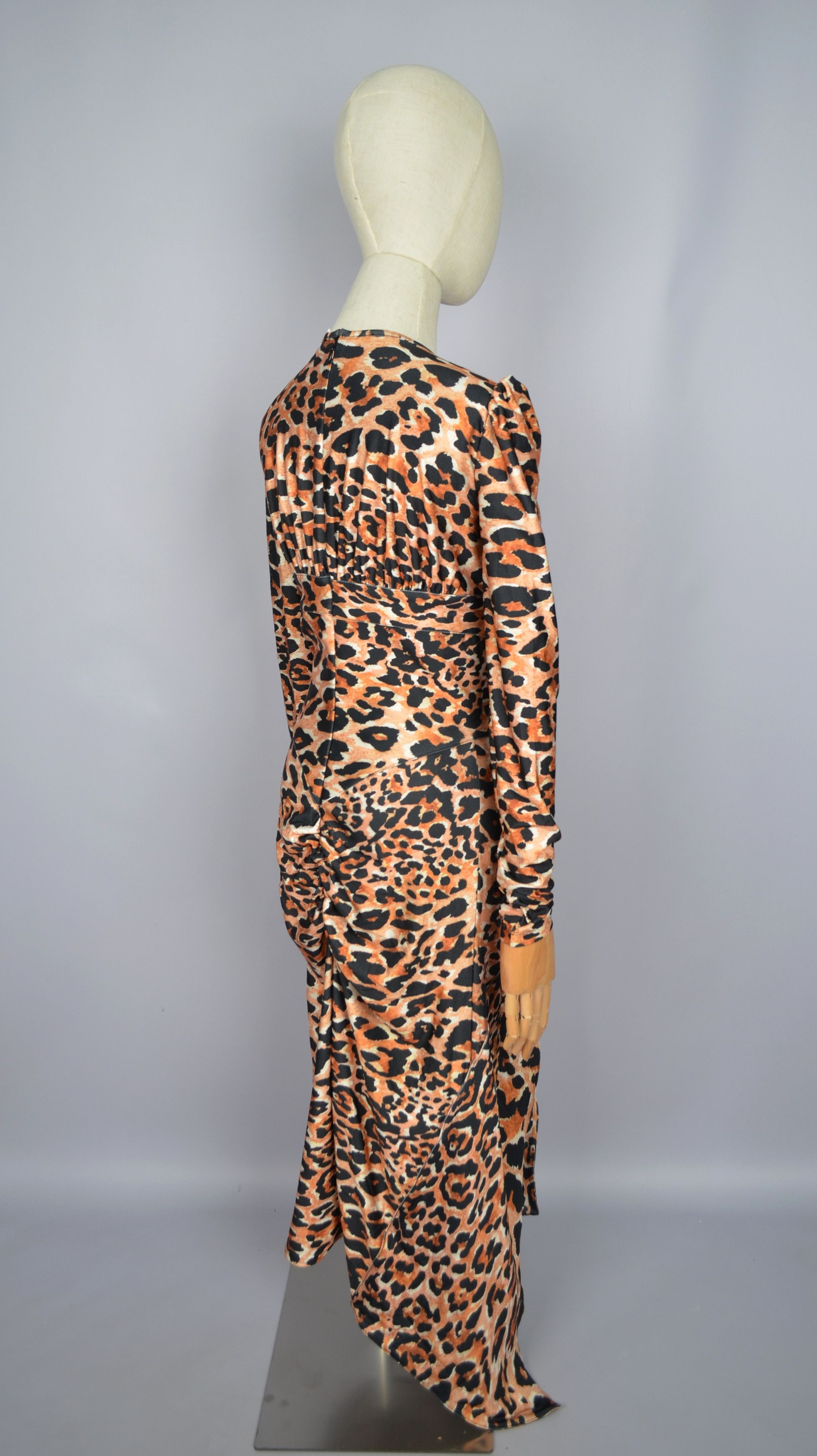 Designer × H&M × Paco Rabanne H&M x Paco Rabanne Dress Leopard Print Buckle Detail Stretch Size XS / US 0-2 / IT 36-38 - 12 Thumbnail