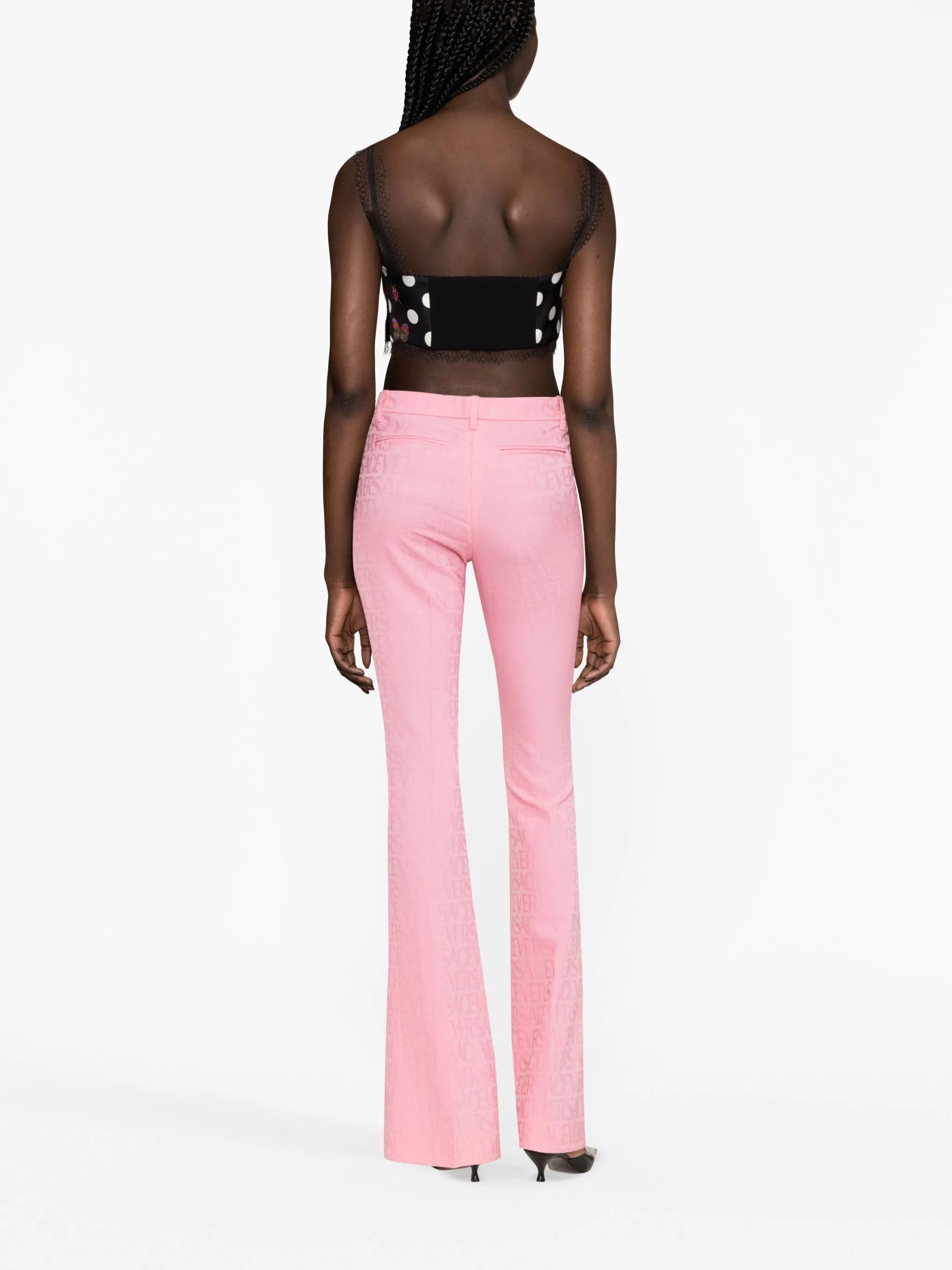 Versace o1y0226 Casual Pant in Pink Size 28" / US 6 / IT 42 - 4 Thumbnail