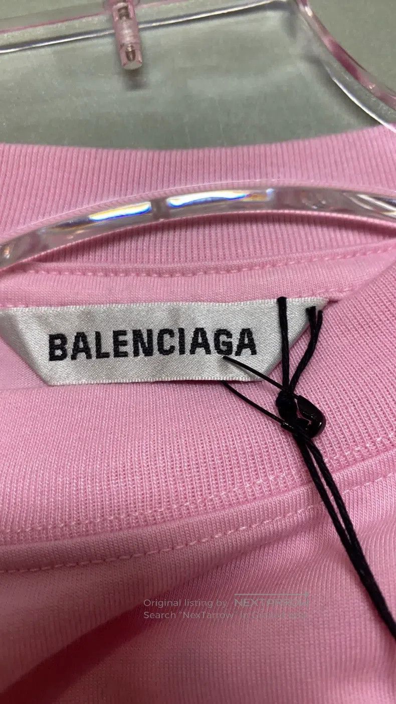 Balenciaga Balenciaga Pink T-Shirt Size US XS / EU 42 / 0 - 3 Thumbnail
