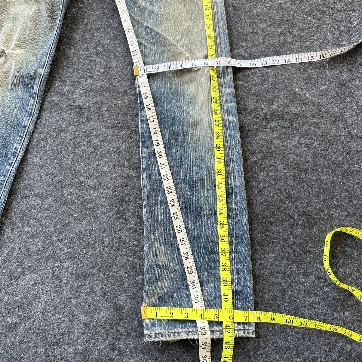 Levi's Levis 505 Red Loop Faded Washed Vintage Denim 29x33 D645 Size US 29 - 15 Thumbnail