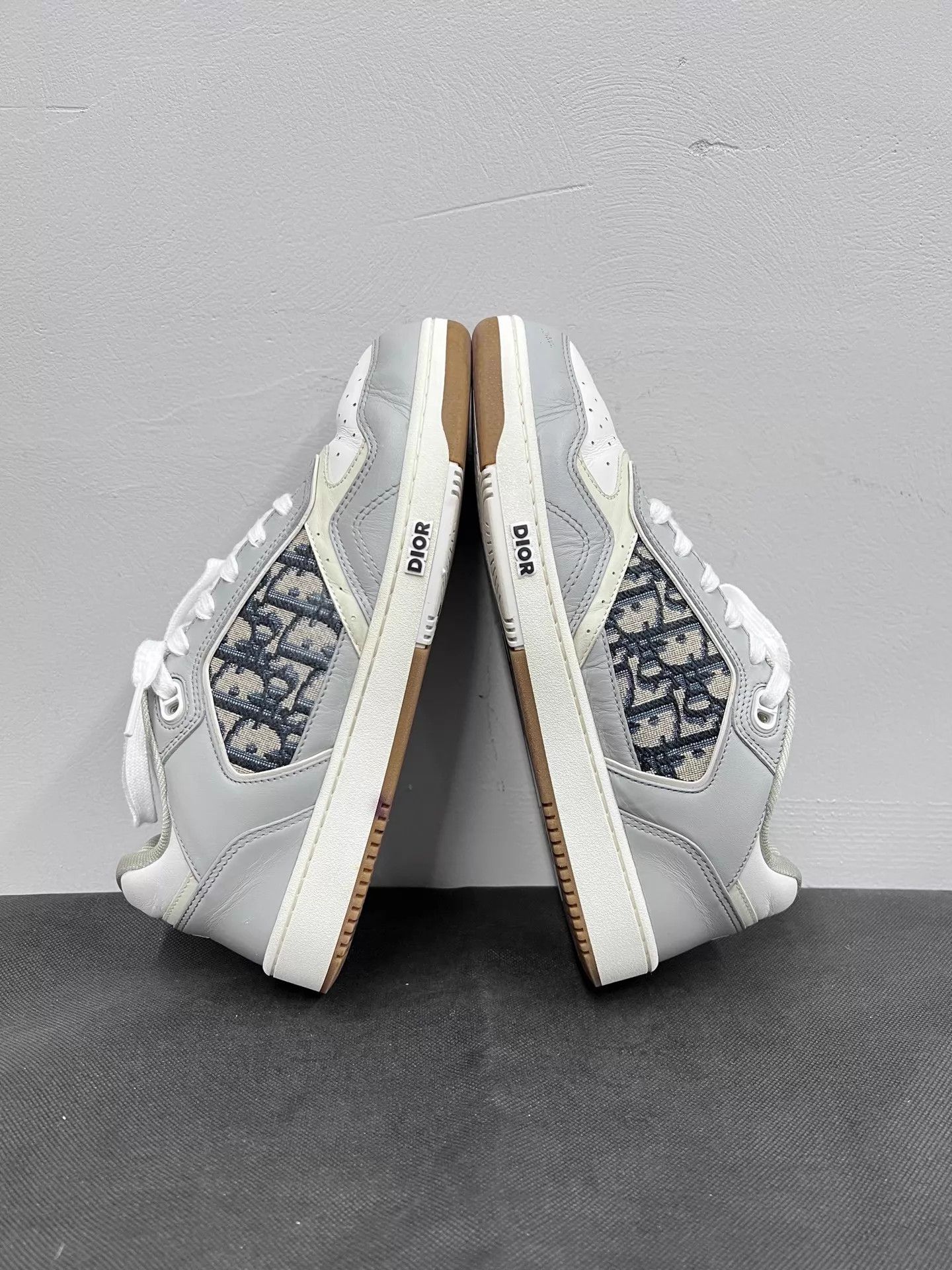 Dior Dior B27 Low White/Gray Logo Sneakers 41 Size US 8 / EU 41 - 6 Thumbnail