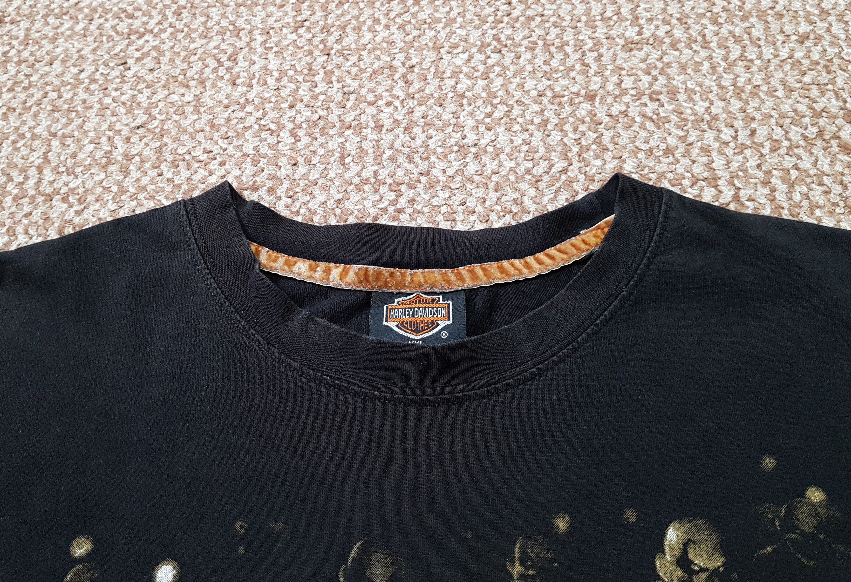 Harley Davidson Harley Davidson Vintage Clown Biker T Shirt made in USA Size US XL / EU 56 / 4 - 12 Thumbnail