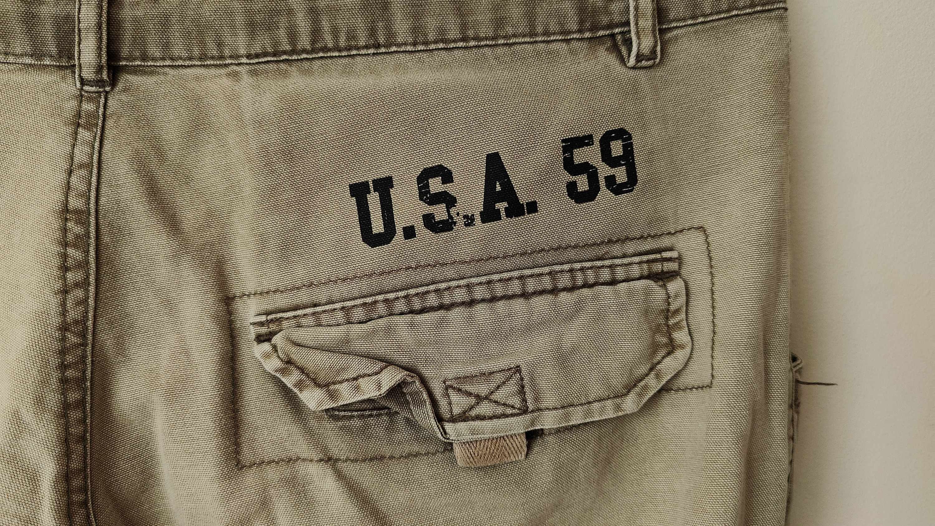 Alpha Industries × Vintage Alpha Industries USA 59 Vintage Multi Pocket Cargo Pants W34 Size US 34 / EU 50 - 8 Thumbnail