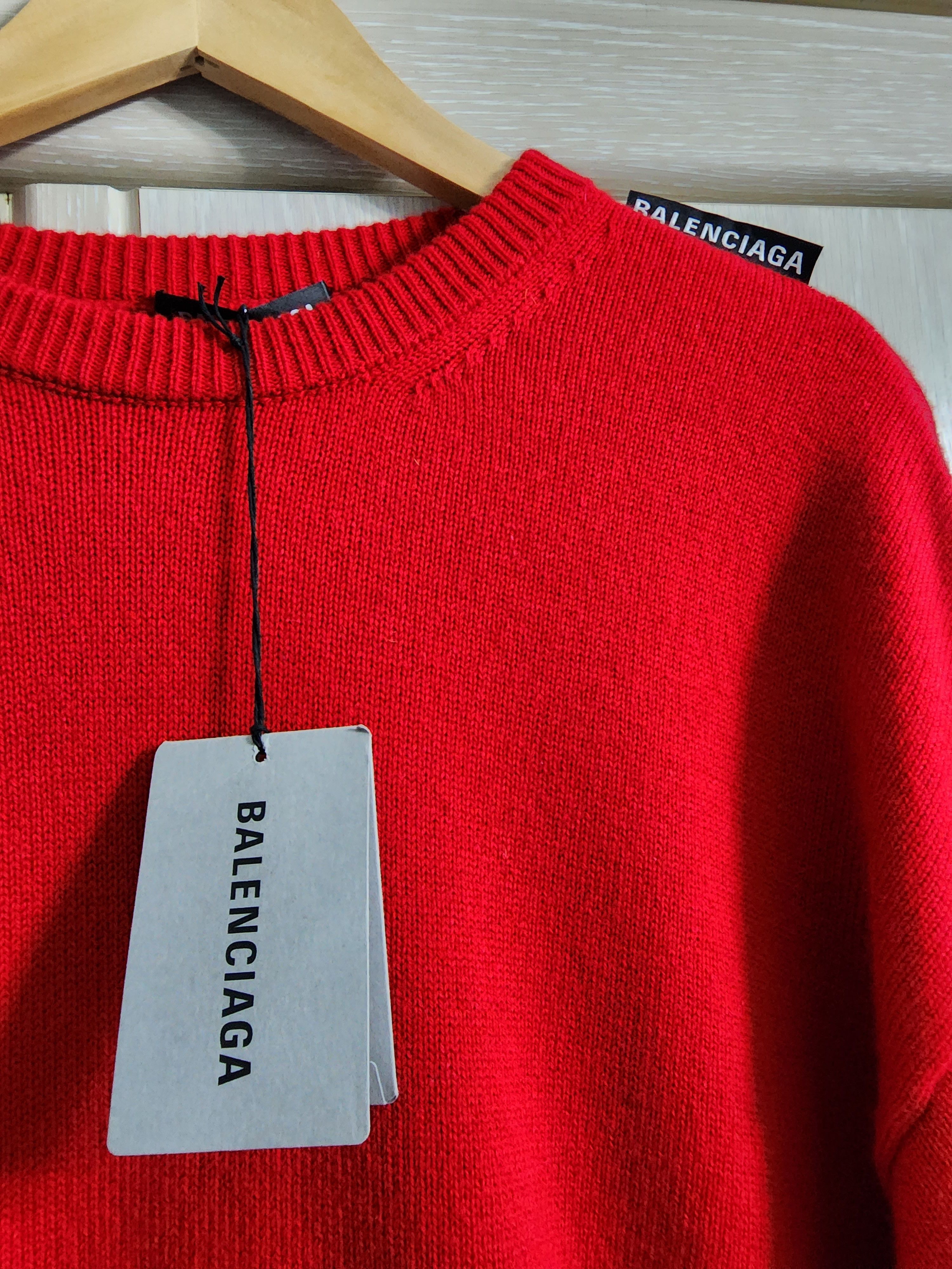 Balenciaga Logo Cashmere Sweater Size US S / EU 44-46 / 1 - 3 Thumbnail