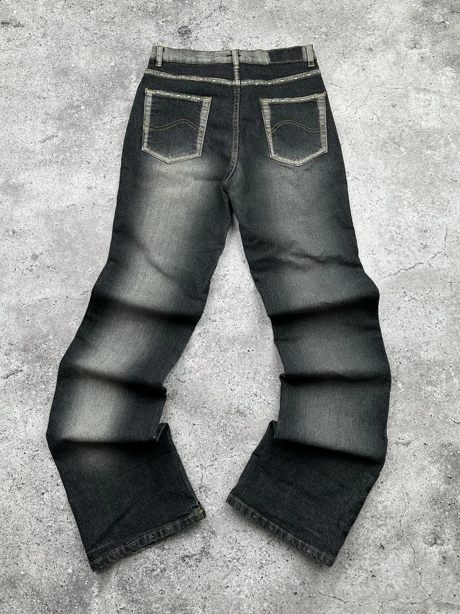 Japanese Brand Vintage Faded Jeans C553(V573) Size 25" / US 0 / IT 36 - 5 Thumbnail